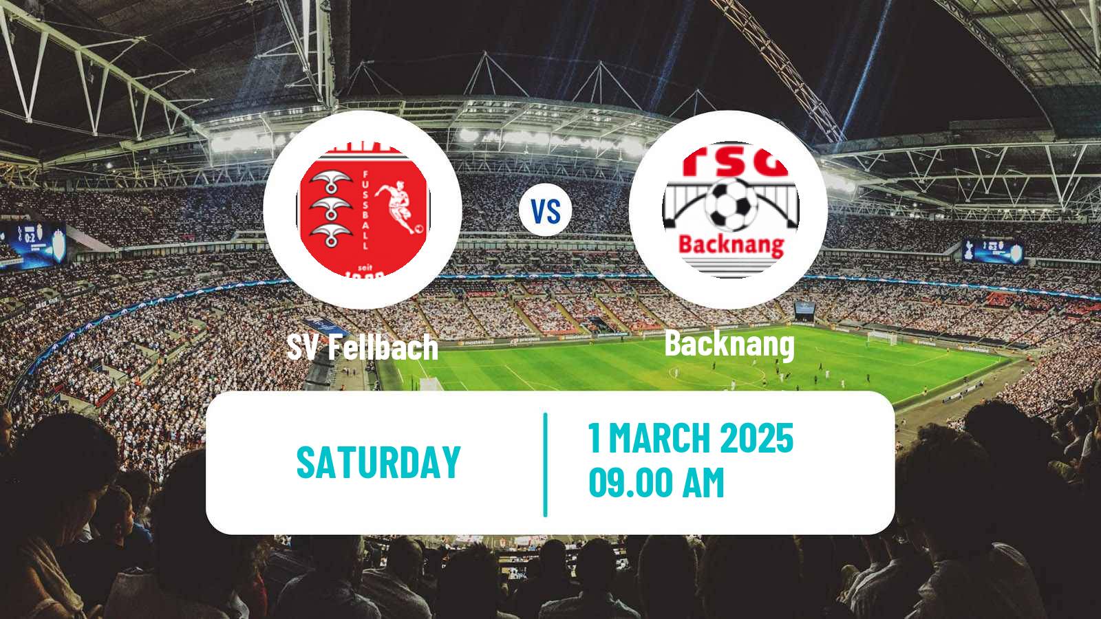 Soccer German Oberliga Baden-Württemberg Fellbach - Backnang