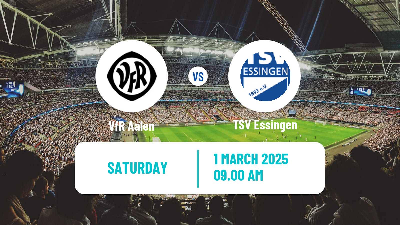 Soccer German Oberliga Baden-Württemberg VfR Aalen - Essingen