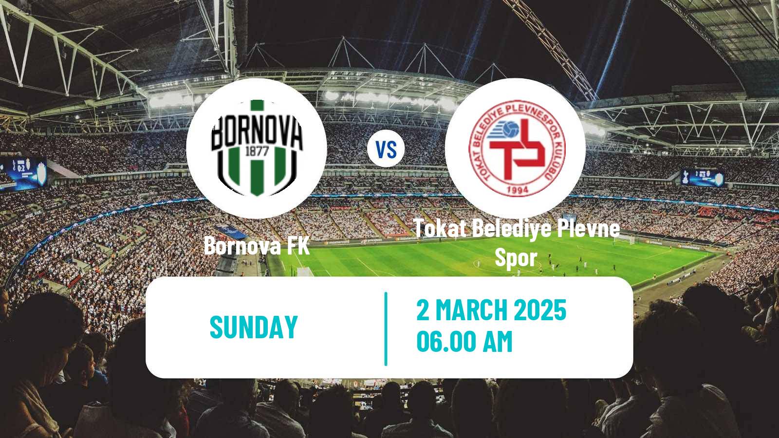 Soccer Turkish 3 Lig Group 1 Bornova - Tokat Belediye Plevne Spor