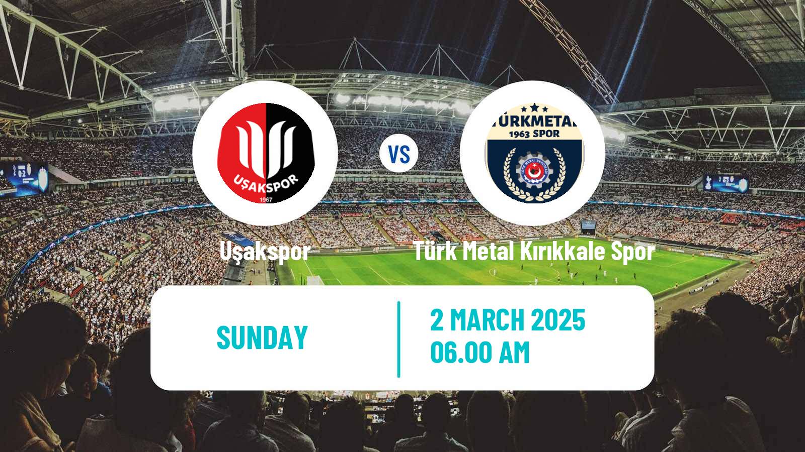 Soccer Turkish 3 Lig Group 2 Uşakspor - Türk Metal Kırıkkale Spor