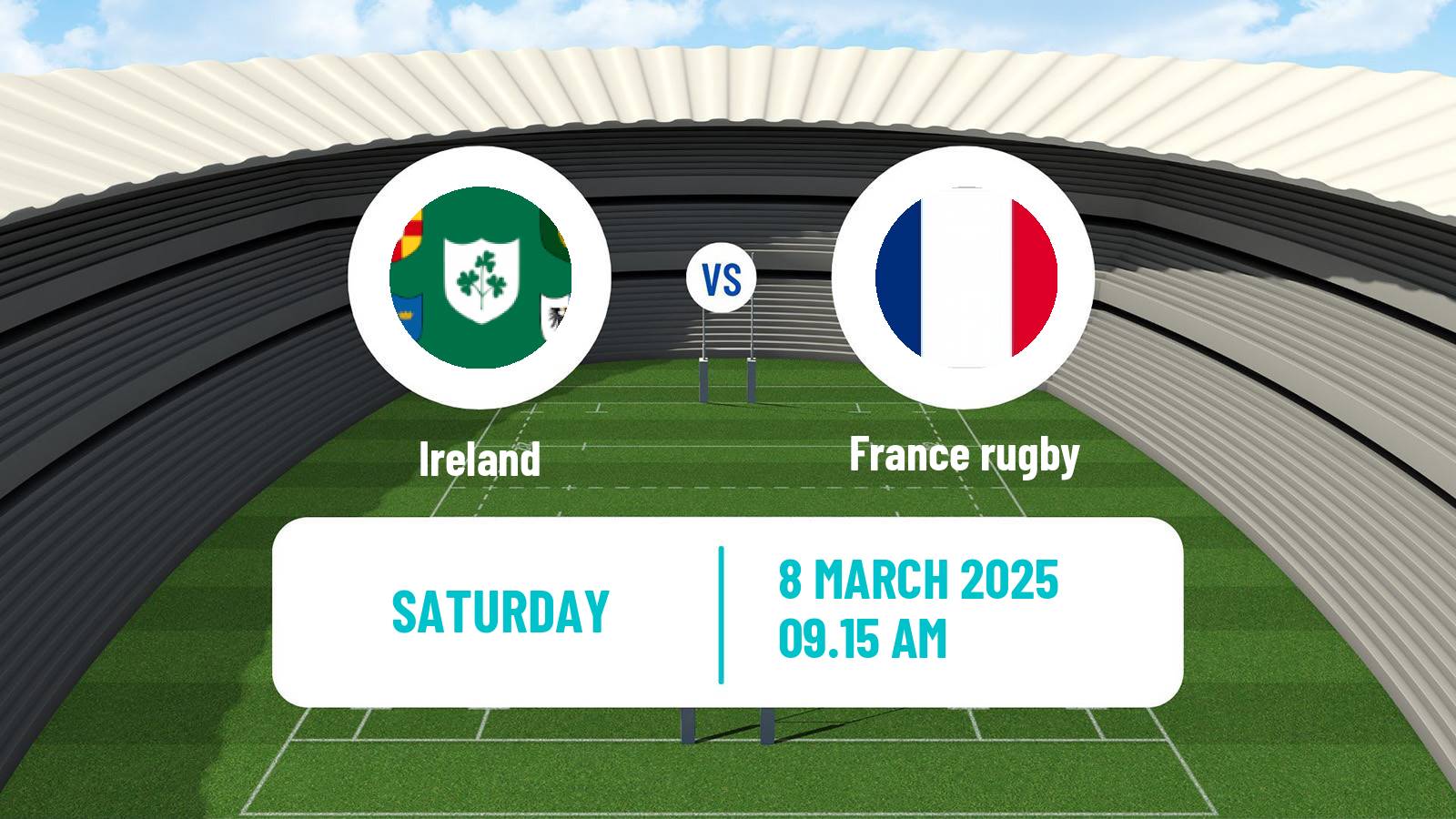 Rugby union Six Nations Ireland - France