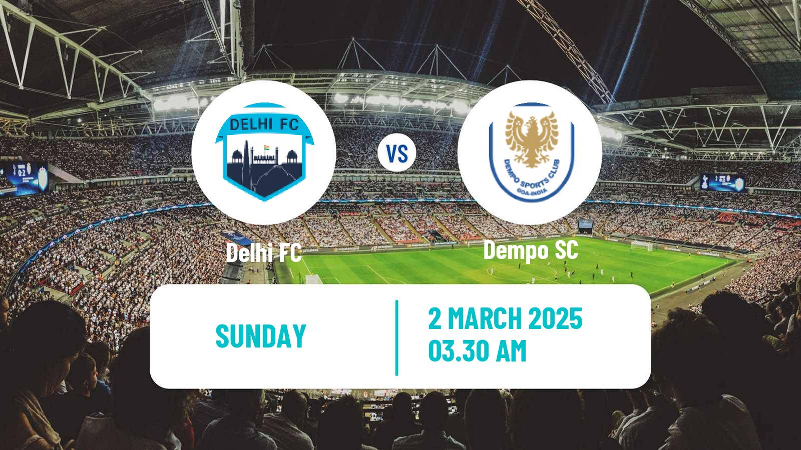 Soccer Indian I-League Delhi - Dempo