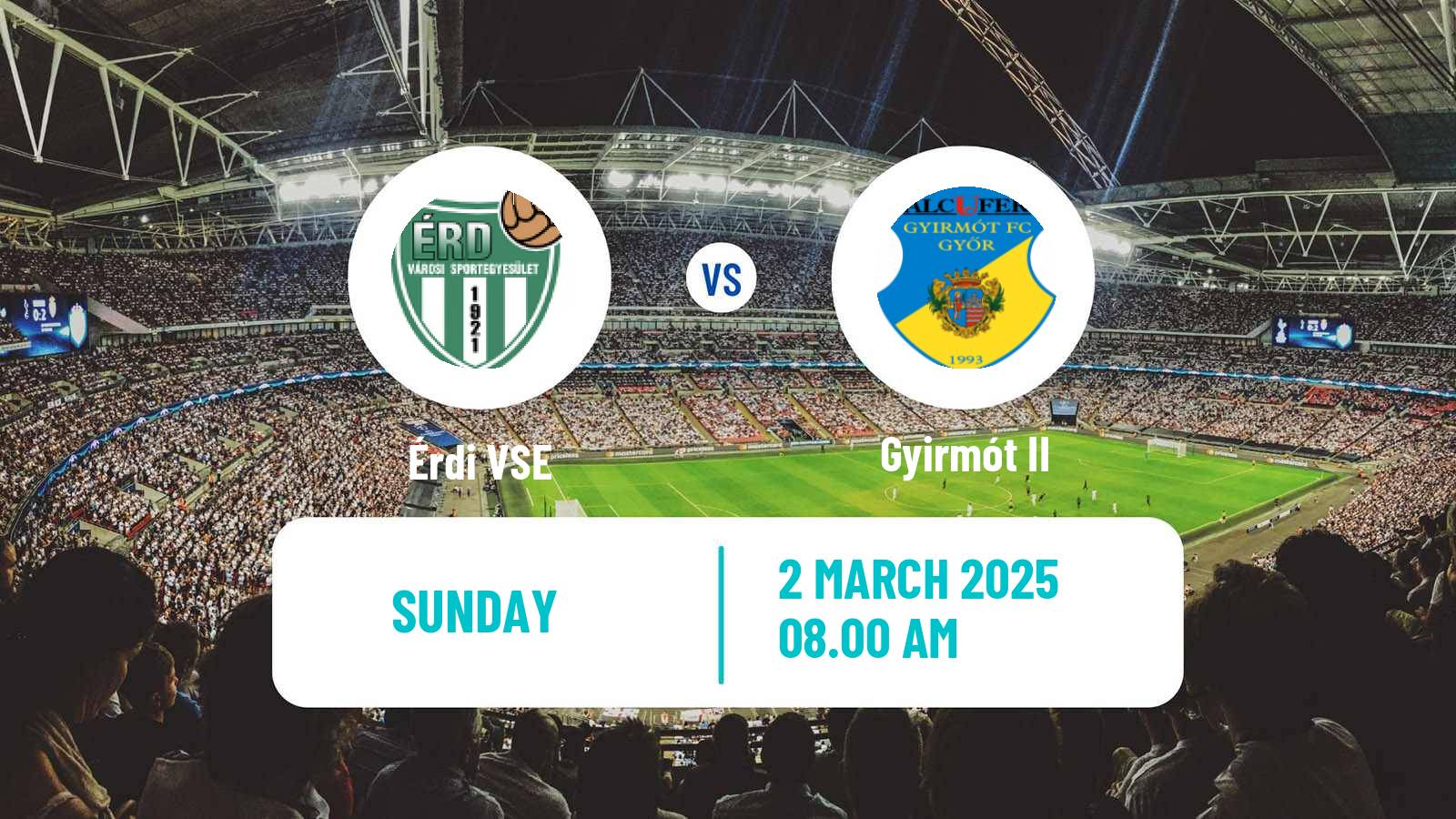 Football Hungarian NB III Northwest Érdi VSE - Gyirmót II