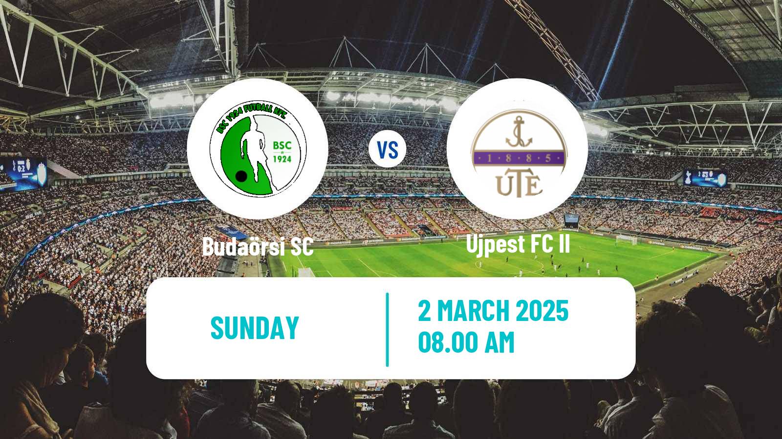 Football Hungarian NB III Northwest Budaörsi SC - Ujpest II