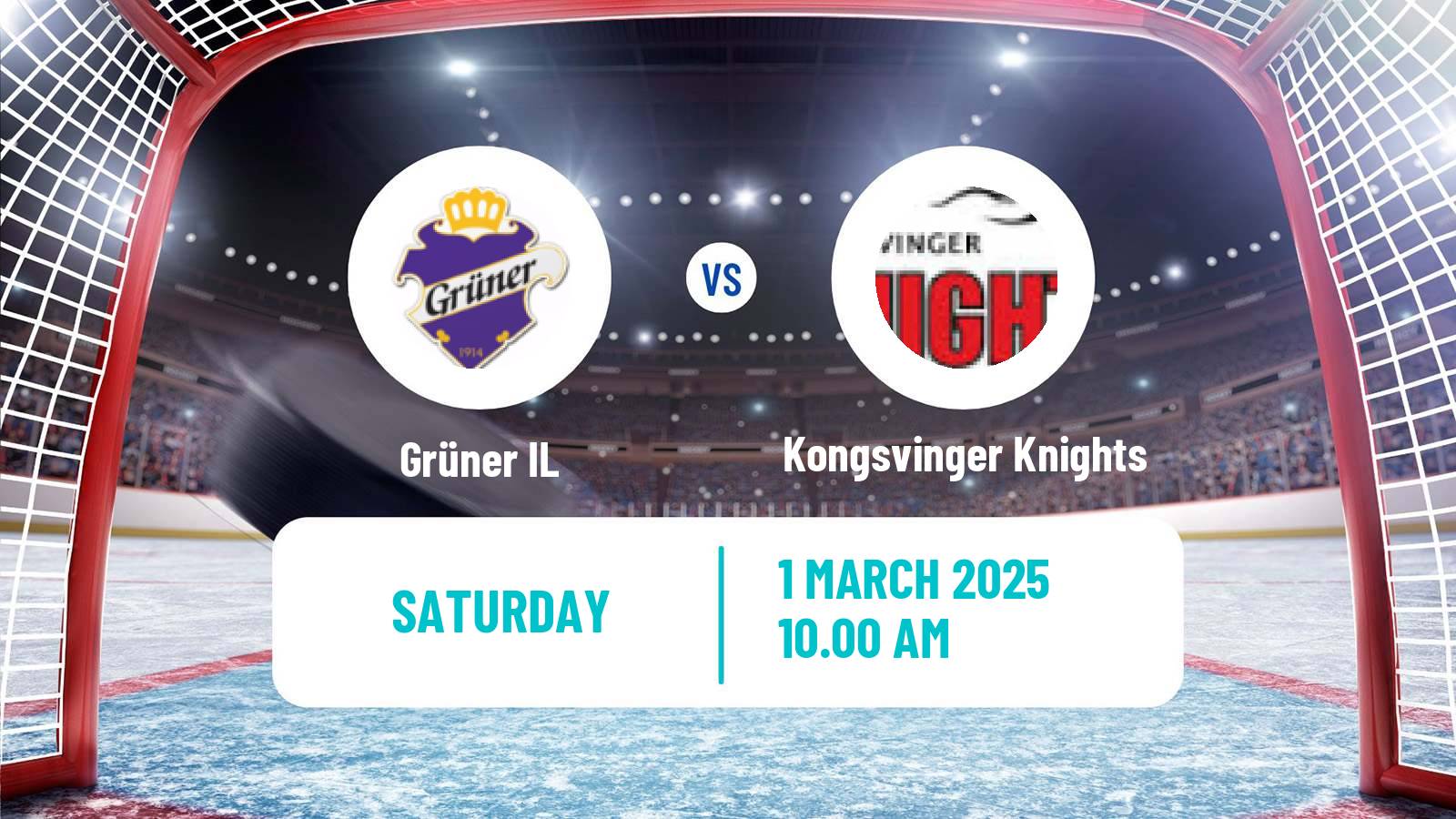 Hockey Norwegian Division 1 Hockey Grüner - Kongsvinger Knights