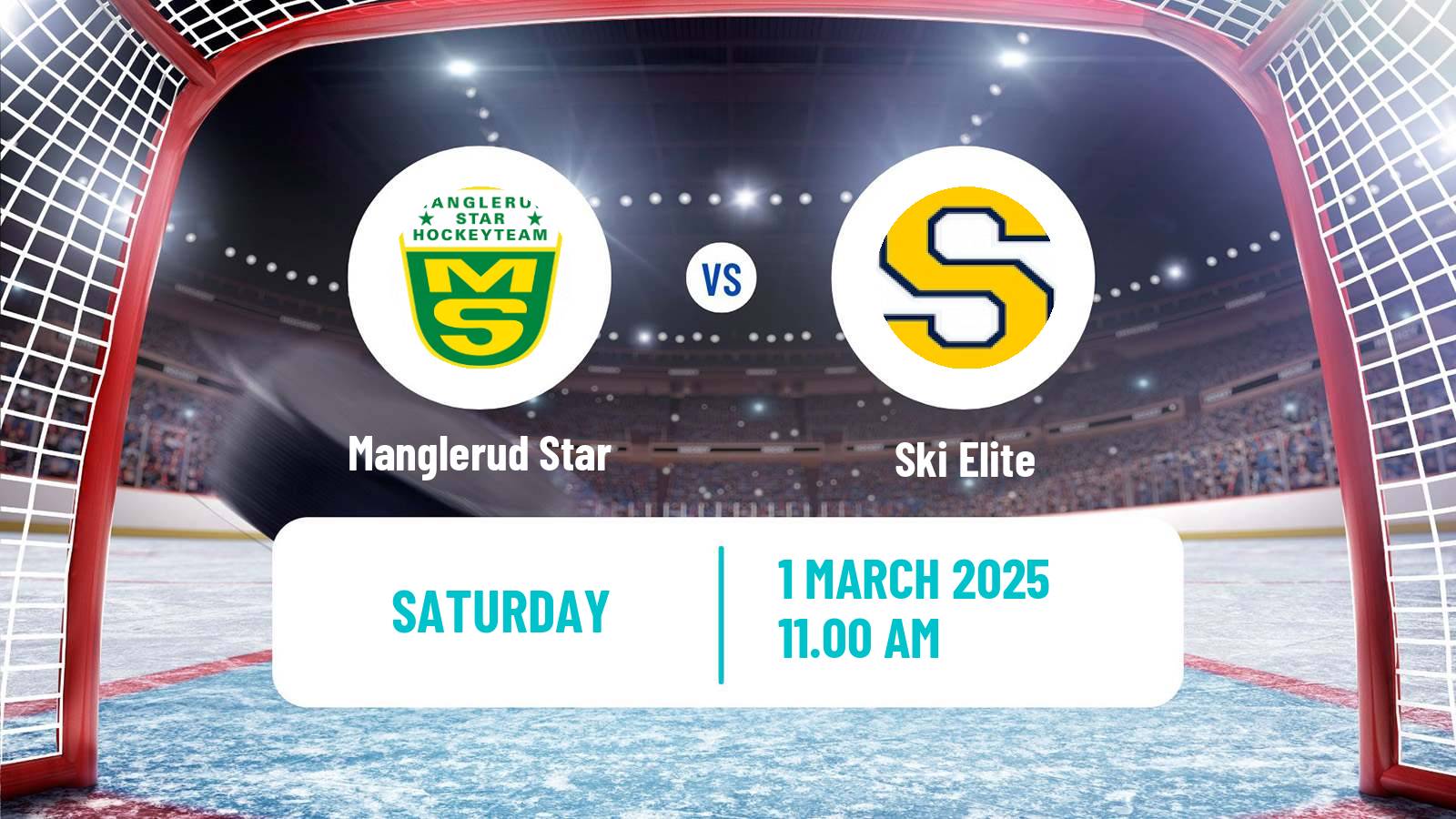 Hockey Norwegian Division 1 Hockey Manglerud Star - Ski Elite