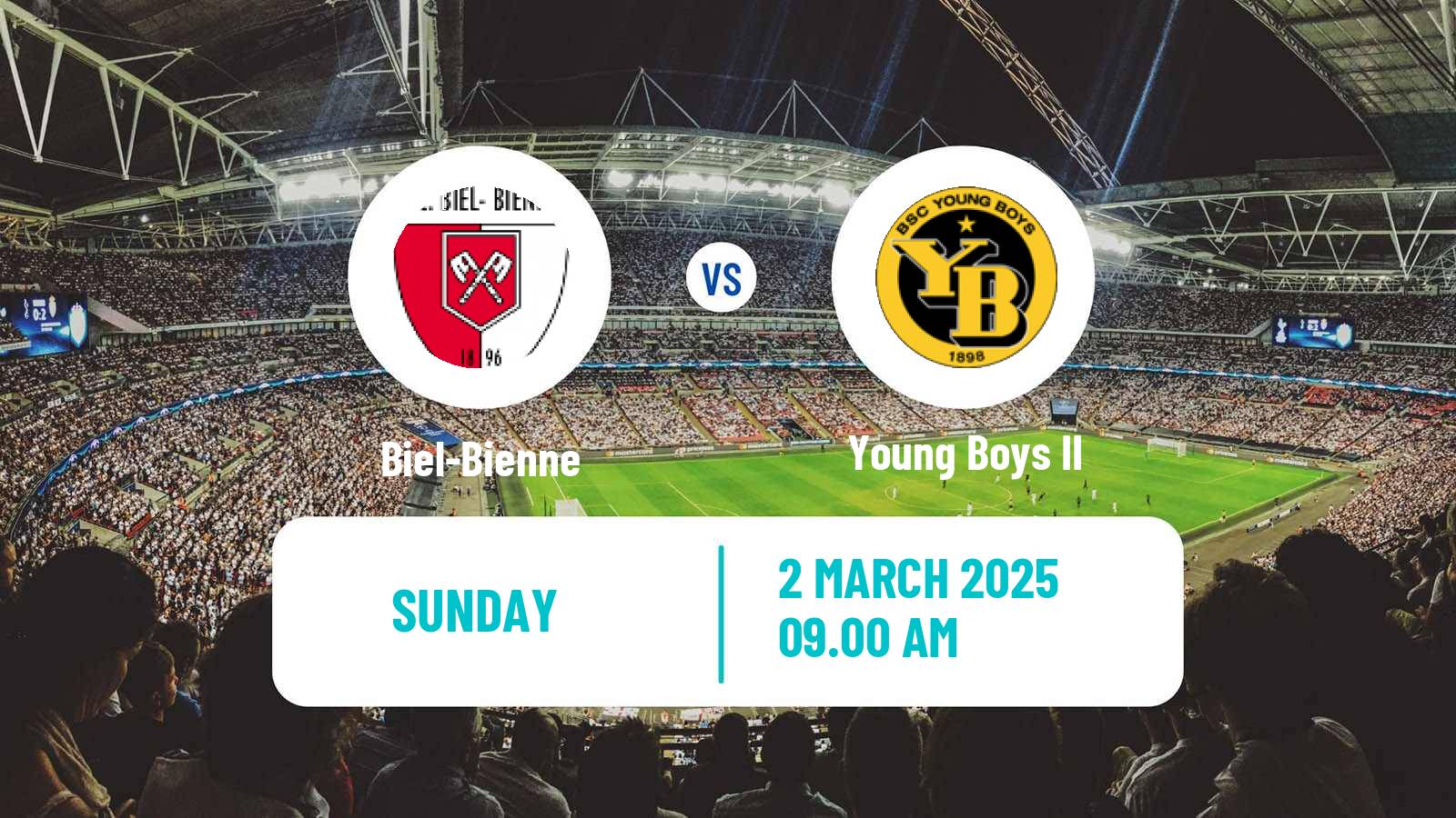 Soccer Swiss Promotion League Biel-Bienne - Young Boys II