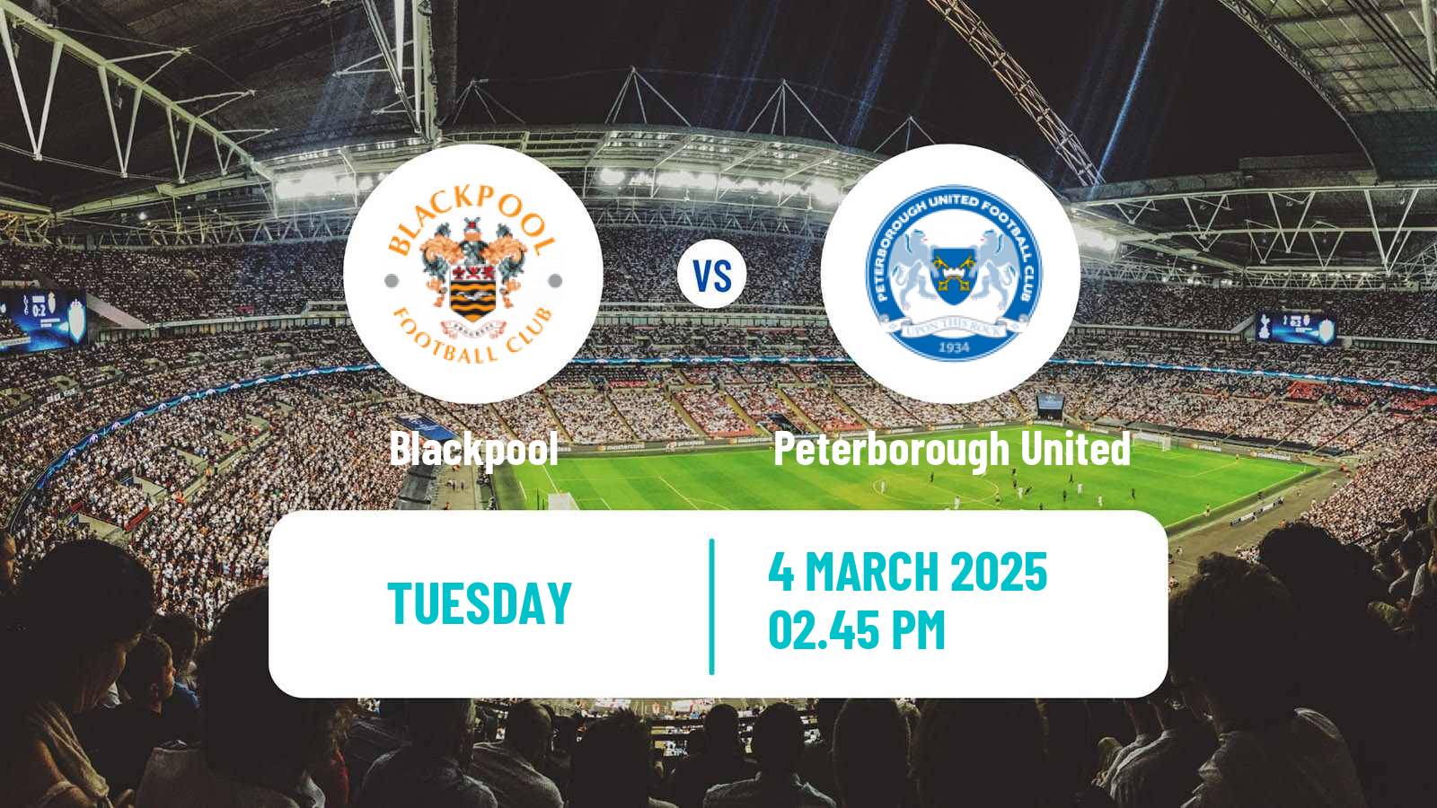 Soccer English League One Blackpool - Peterborough United