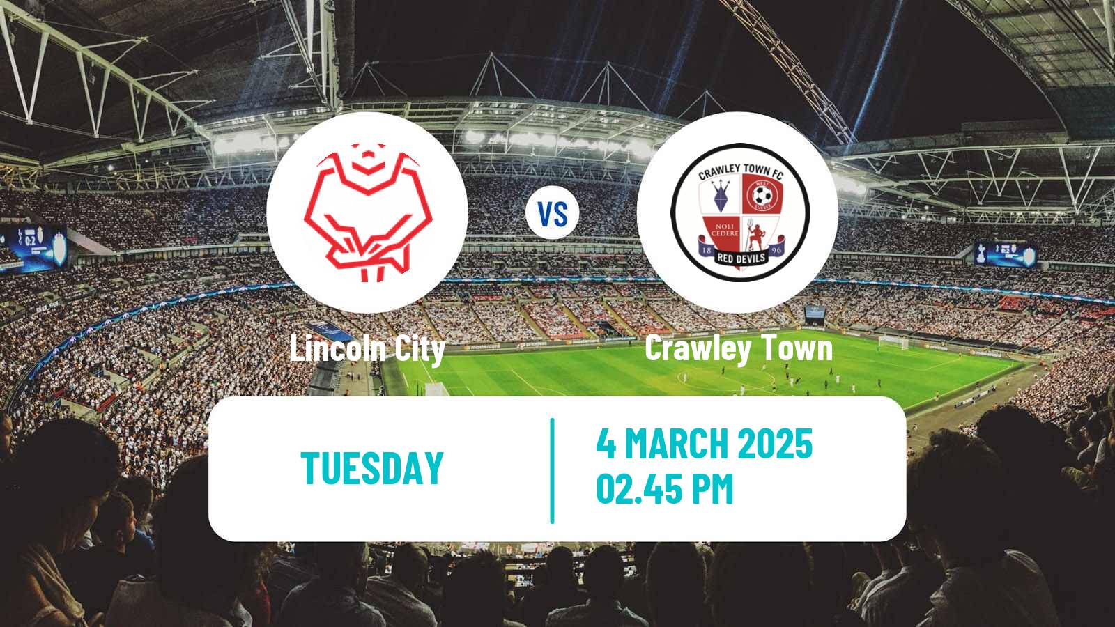 Soccer English League One Lincoln City - Crawley Town