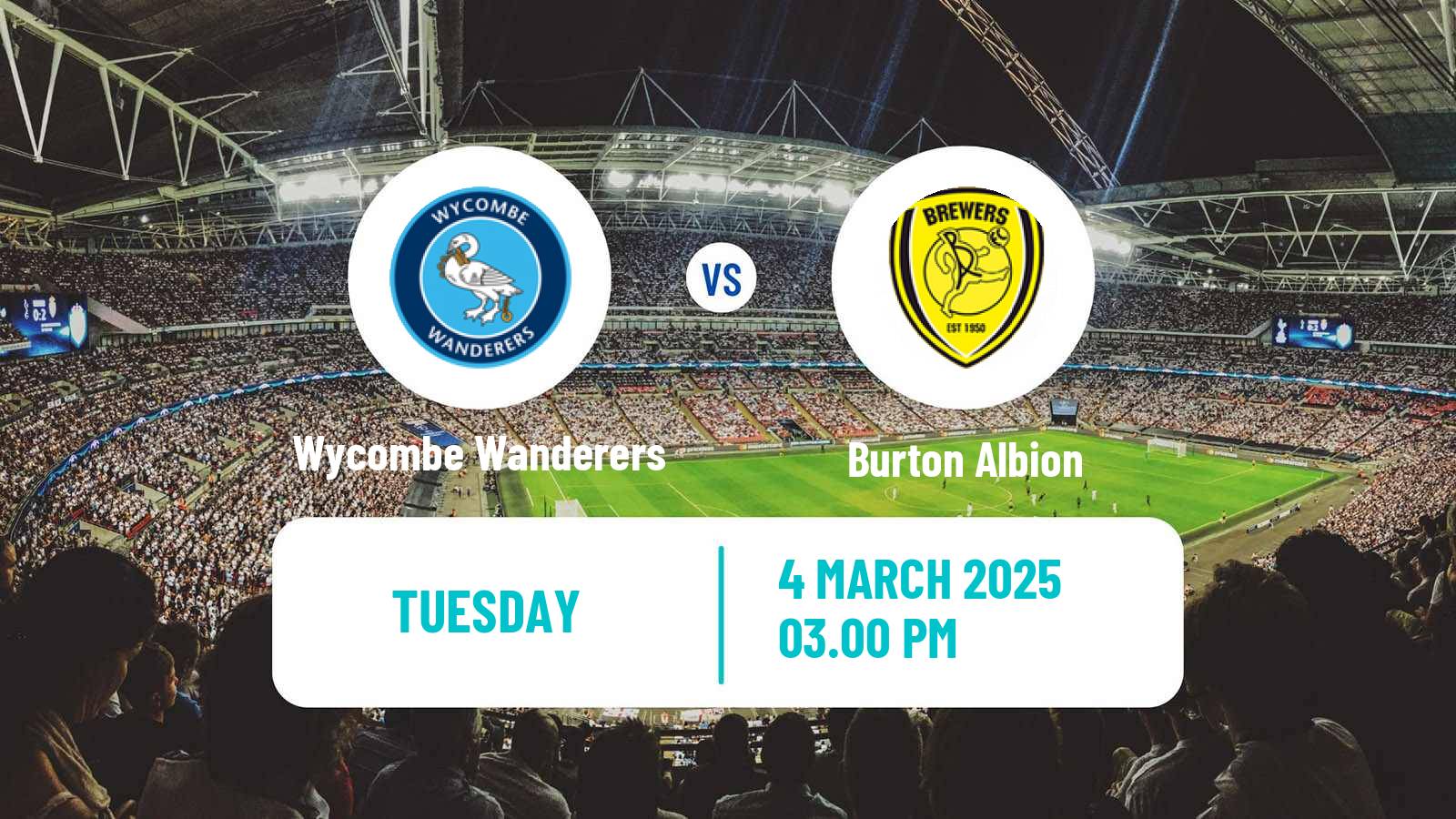 Soccer English League One Wycombe Wanderers - Burton Albion