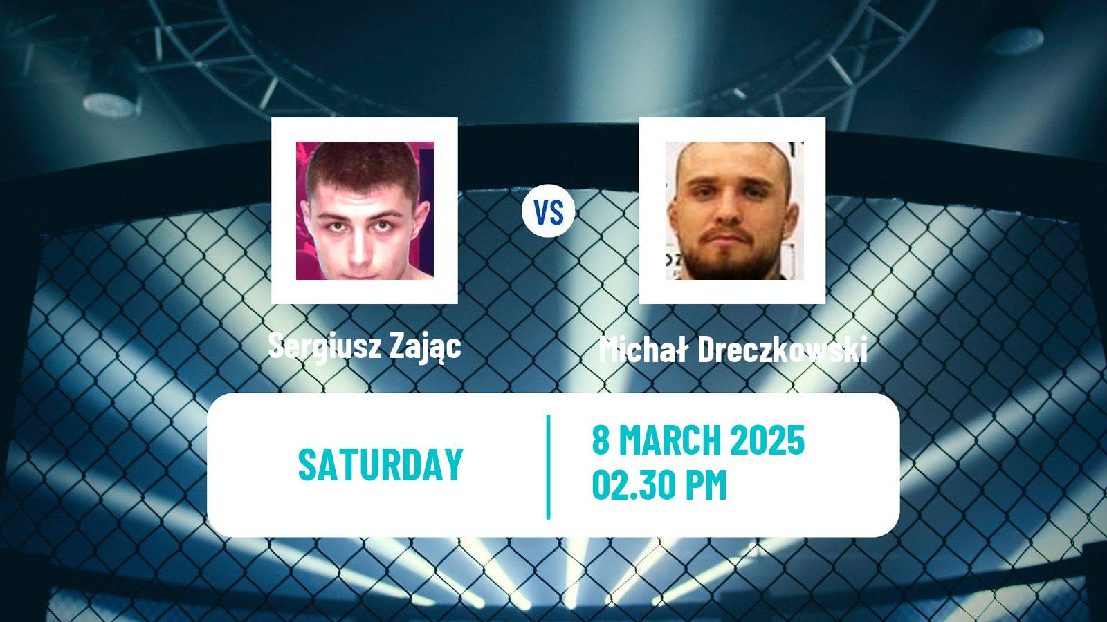 MMA Light Heavyweight Ksw Men Sergiusz Zając - Michał Dreczkowski