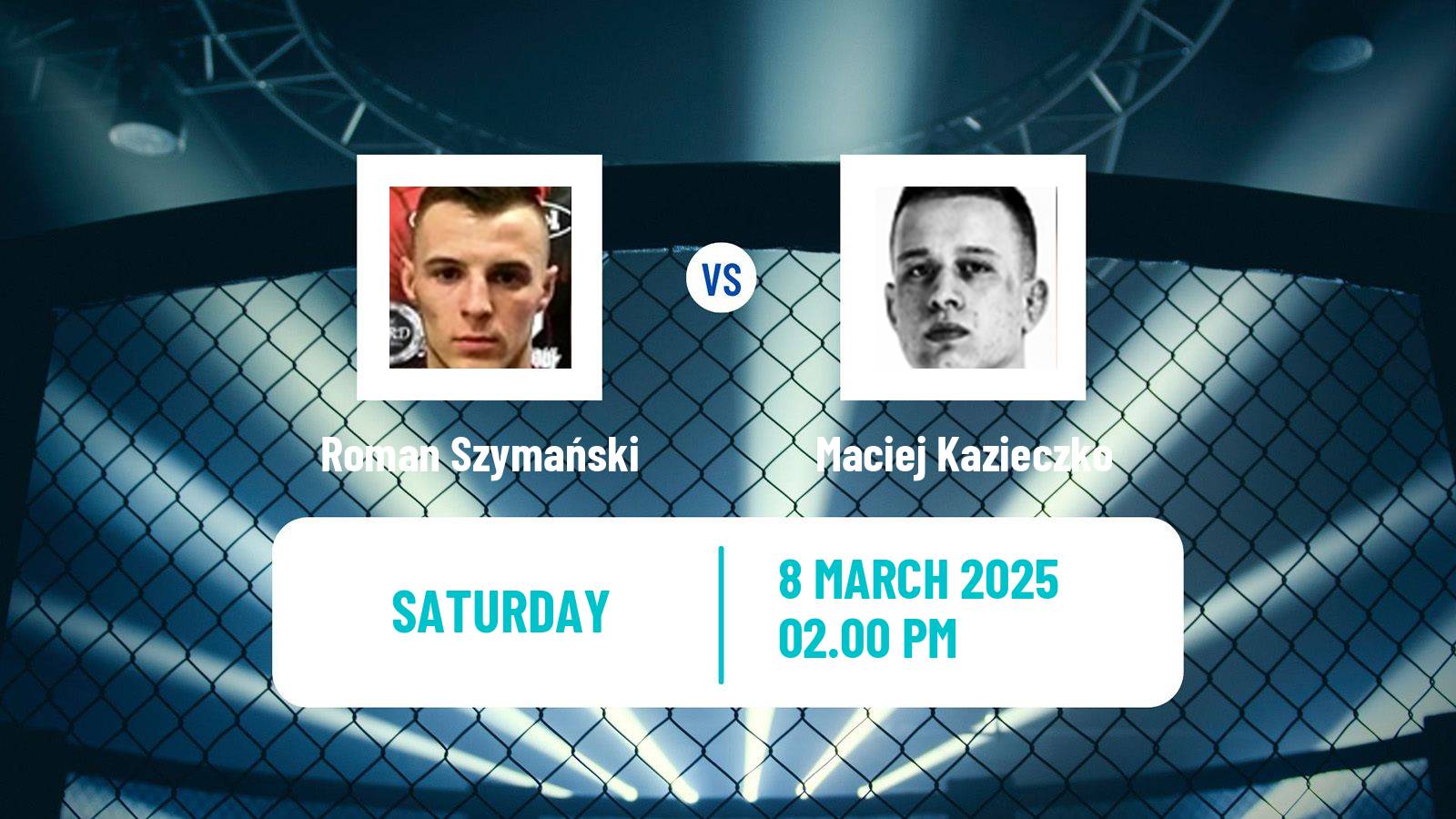 MMA Lightweight Ksw Men Roman Szymański - Maciej Kazieczko