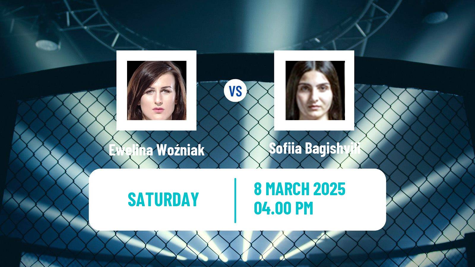 MMA Strawweight Ksw Women Ewelina Woźniak - Sofiia Bagishvili