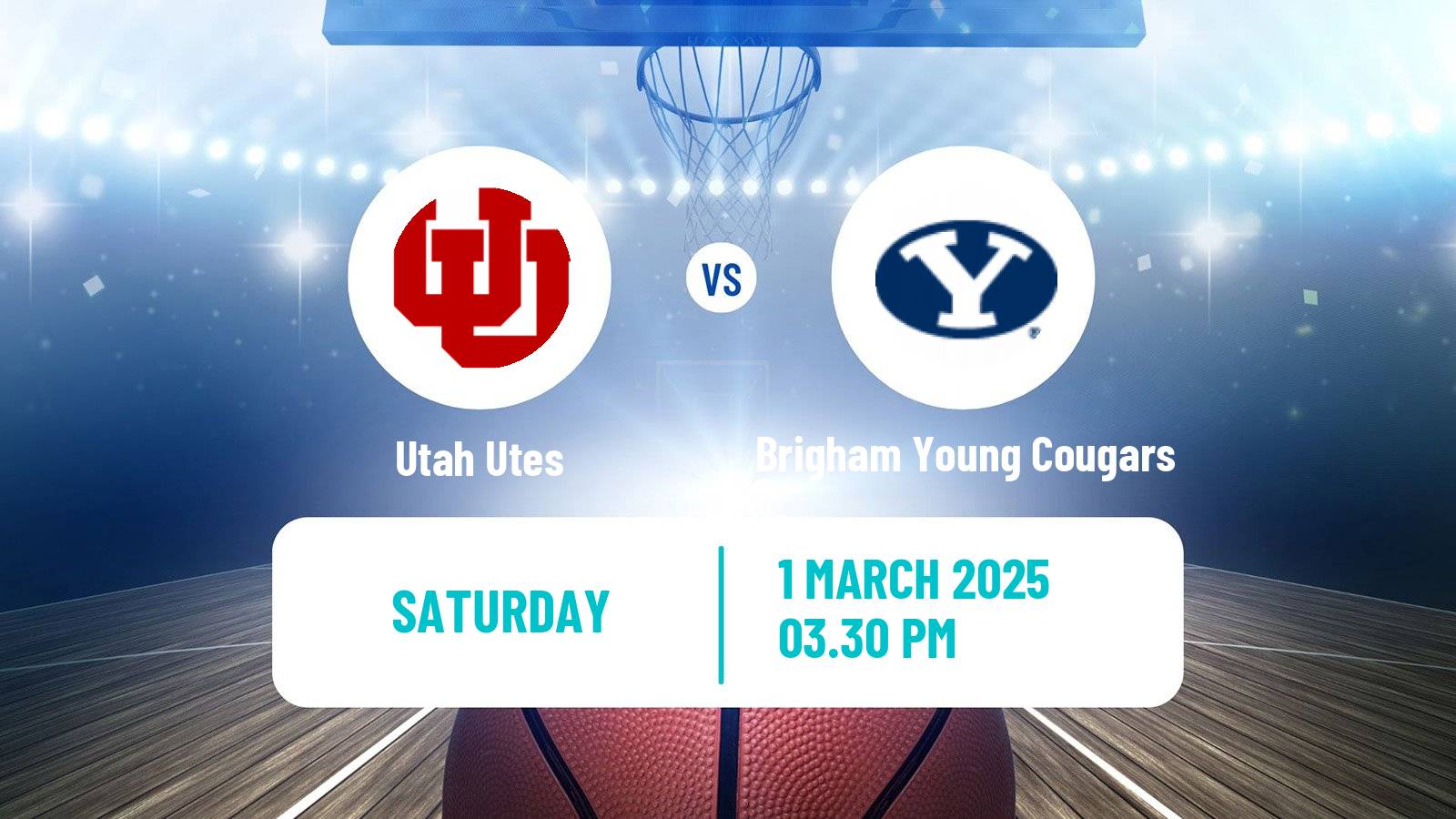 Basketball NCAA College Basketball Women Utah Utes - Brigham Young Cougars