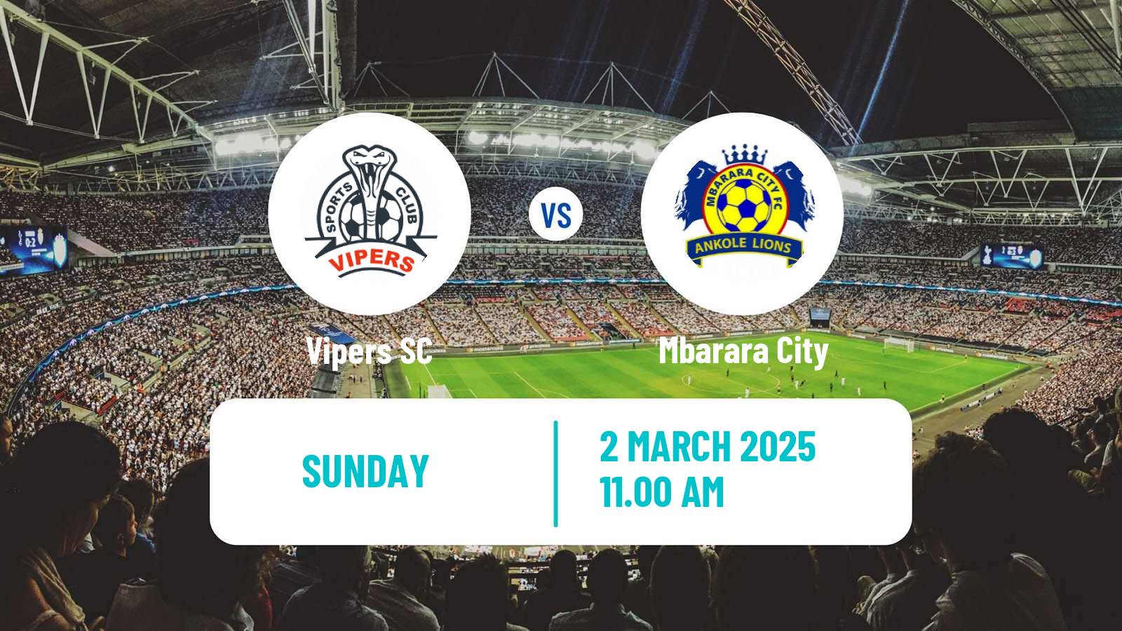 Soccer Ugandan Super League Vipers - Mbarara City