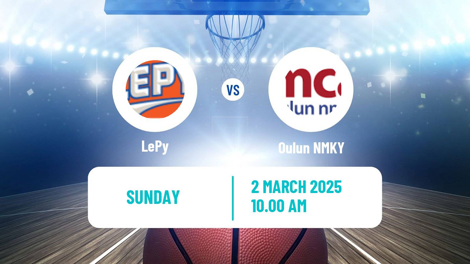 Basketball Finnish I Divisioona Basketball Women LePy - Oulun NMKY