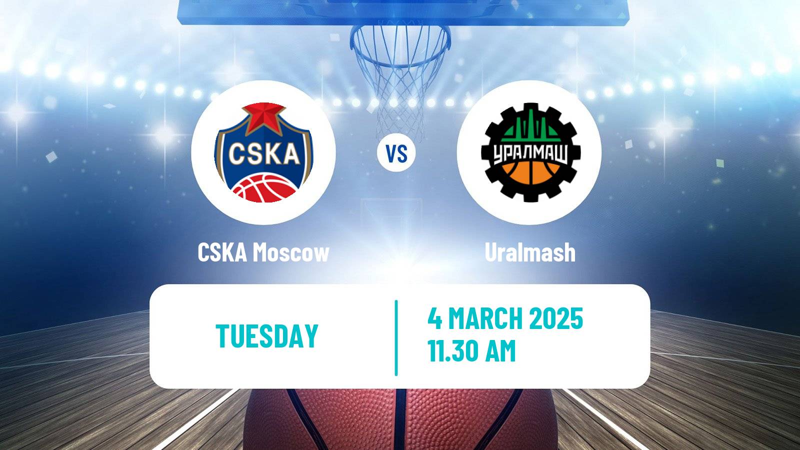Basketball VTB United League CSKA Moscow - Uralmash
