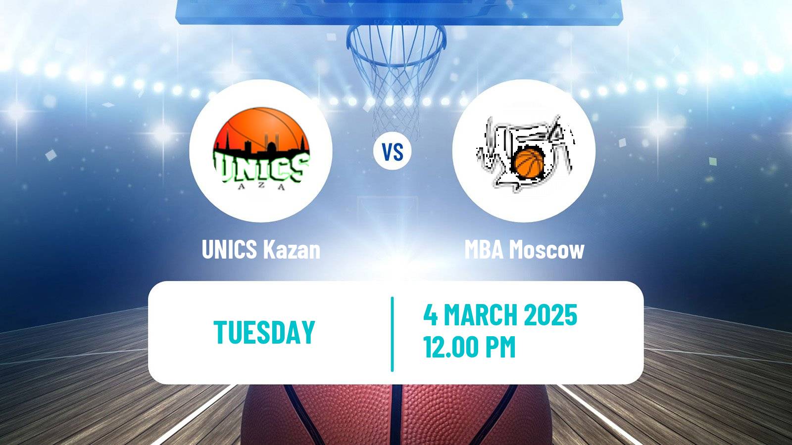 Basketball VTB United League UNICS - MBA Moscow