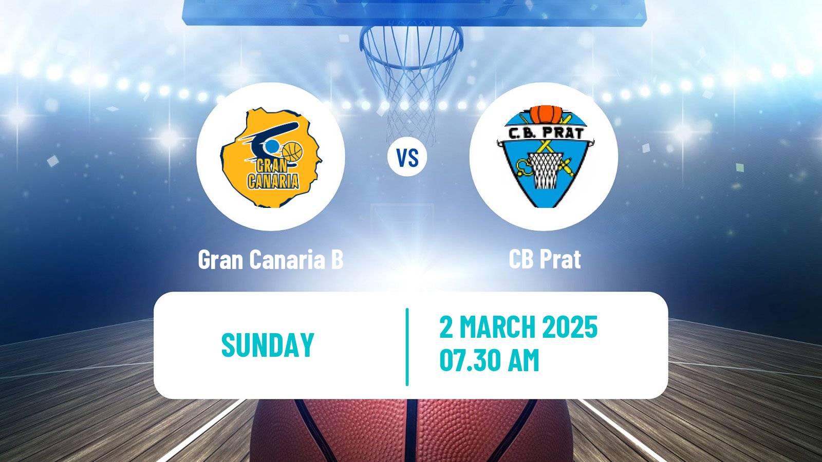 Basketball Spanish LEB Plata Gran Canaria B - Prat