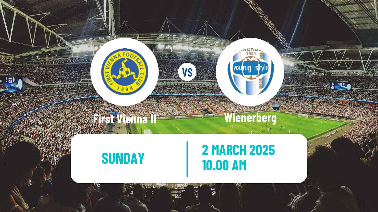 Soccer Austrian Landesliga Wien First Vienna II - Wienerberg