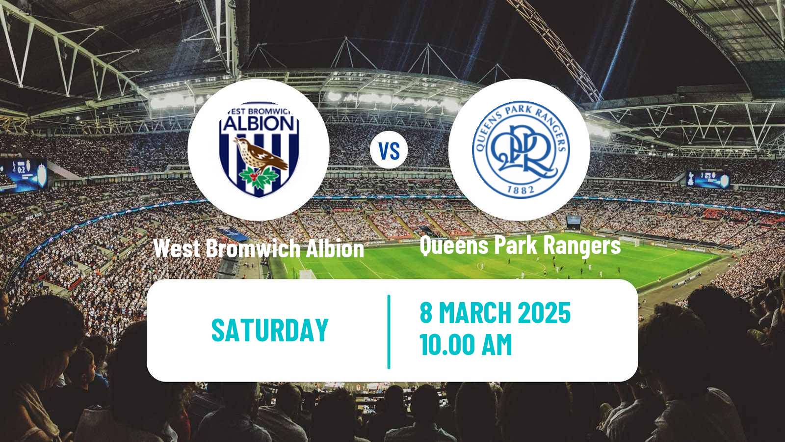 Soccer English League Championship West Bromwich Albion - Queens Park Rangers