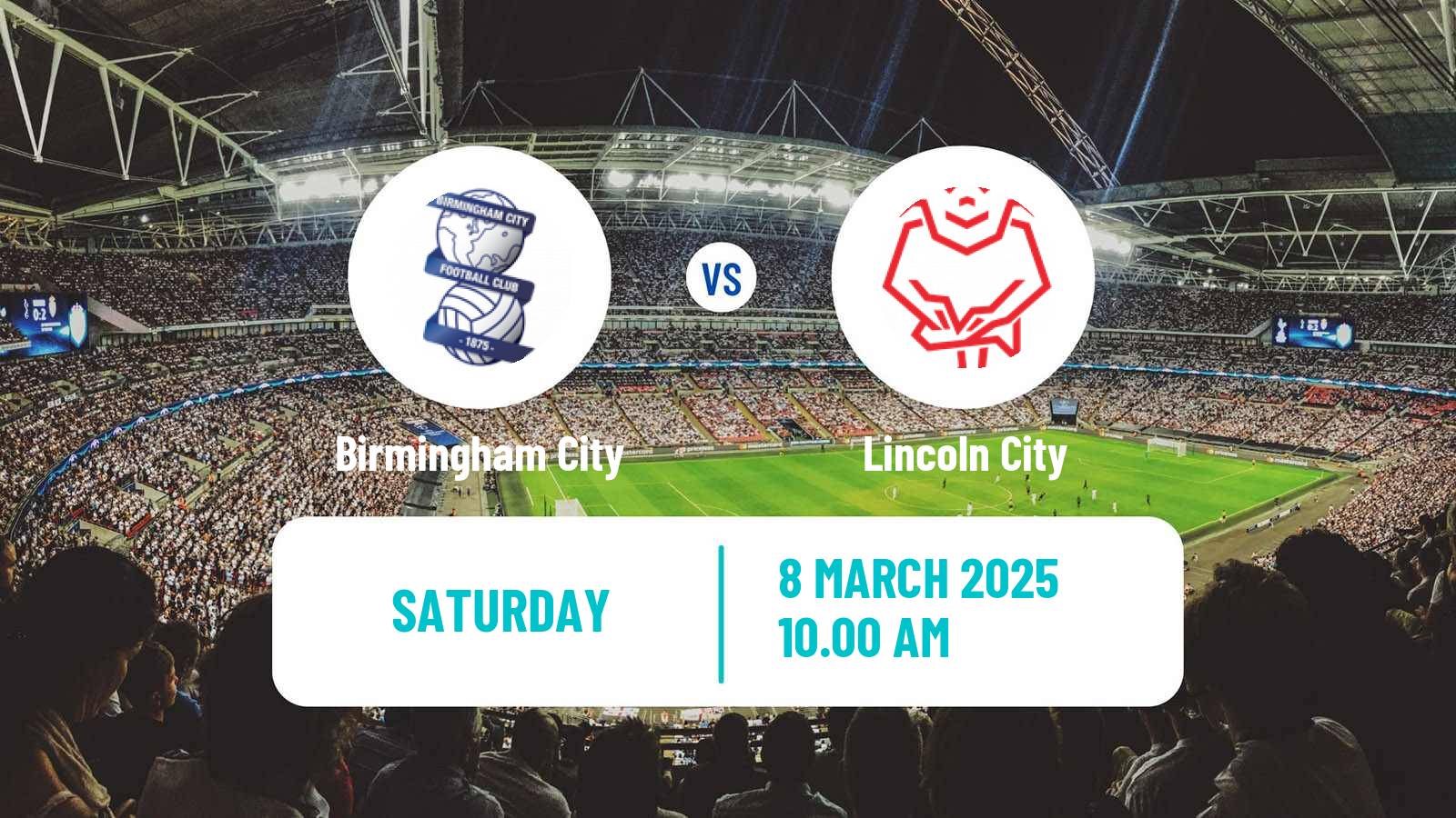 Soccer English League One Birmingham City - Lincoln City