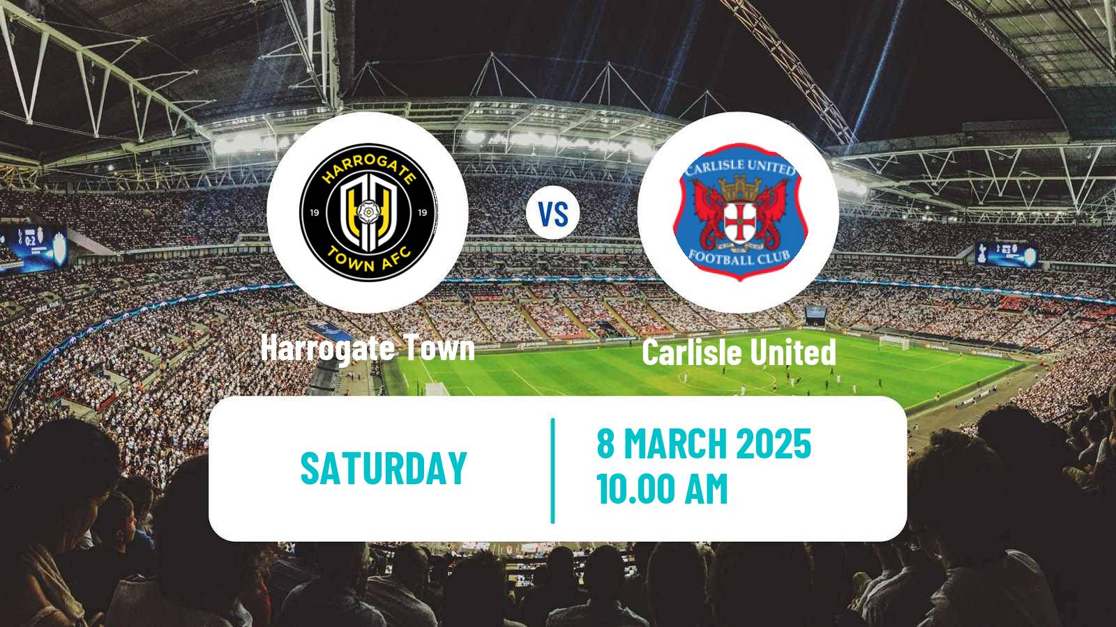 Soccer English League Two Harrogate Town - Carlisle United