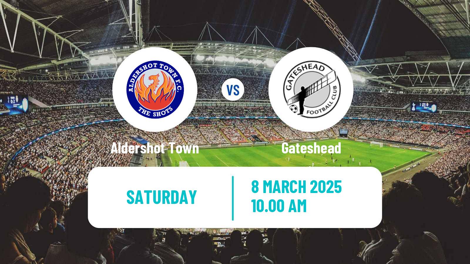 Soccer English National League Aldershot Town - Gateshead