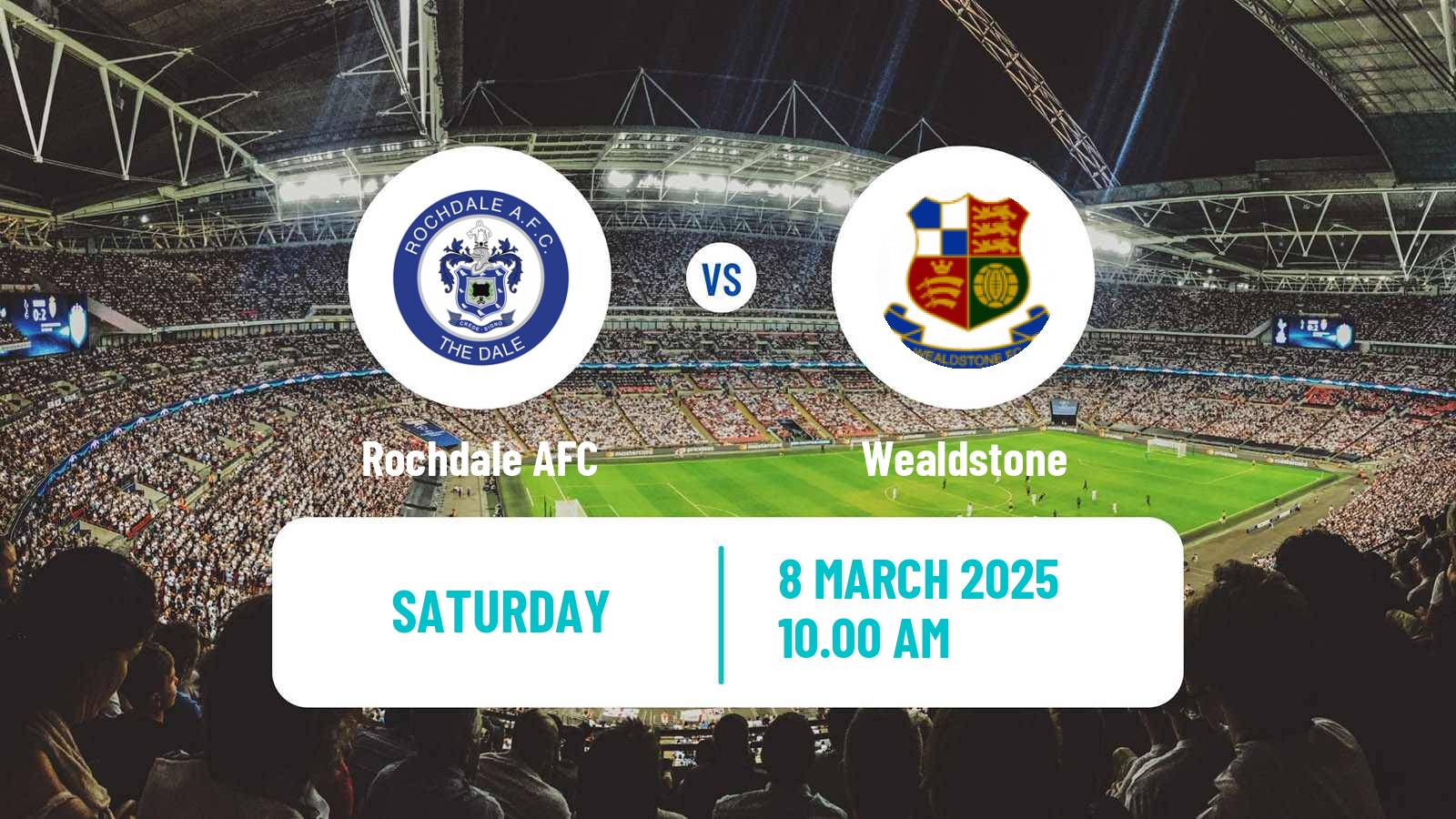 Soccer English National League Rochdale - Wealdstone