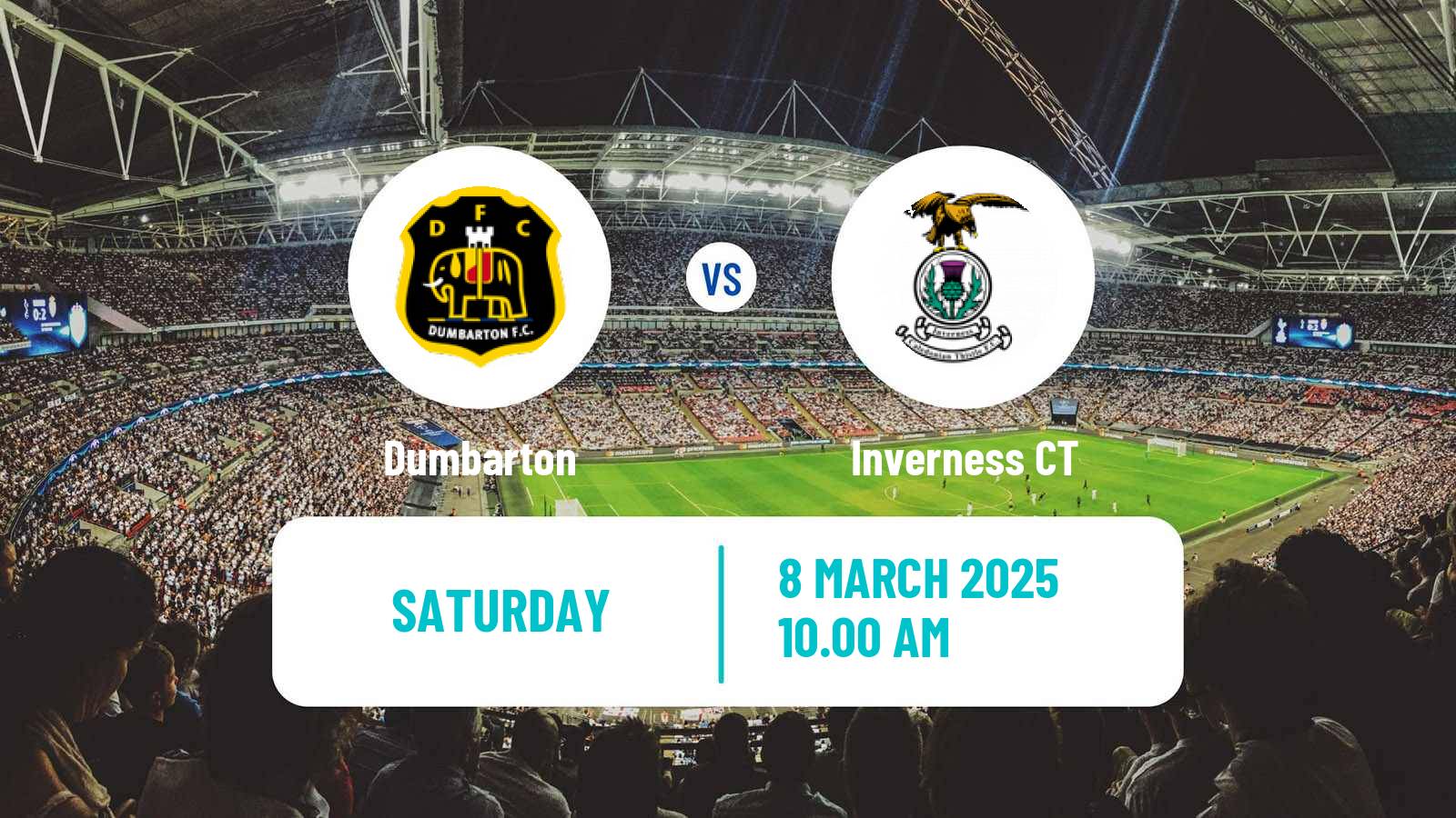 Soccer Scottish League One Dumbarton - Inverness