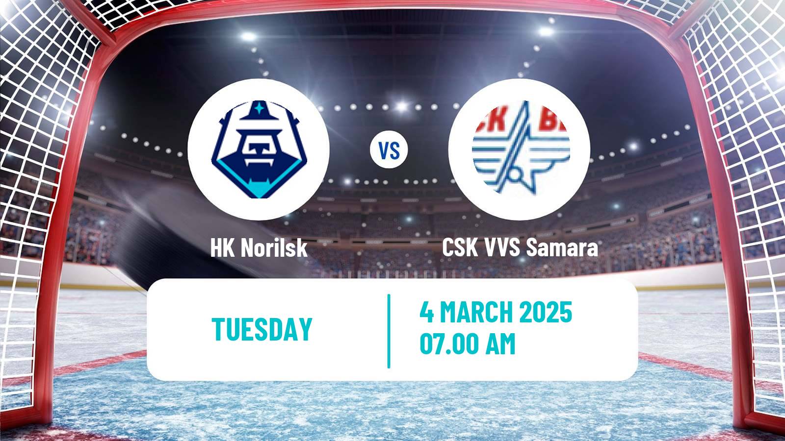 Hockey VHL Norilsk - CSK VVS Samara