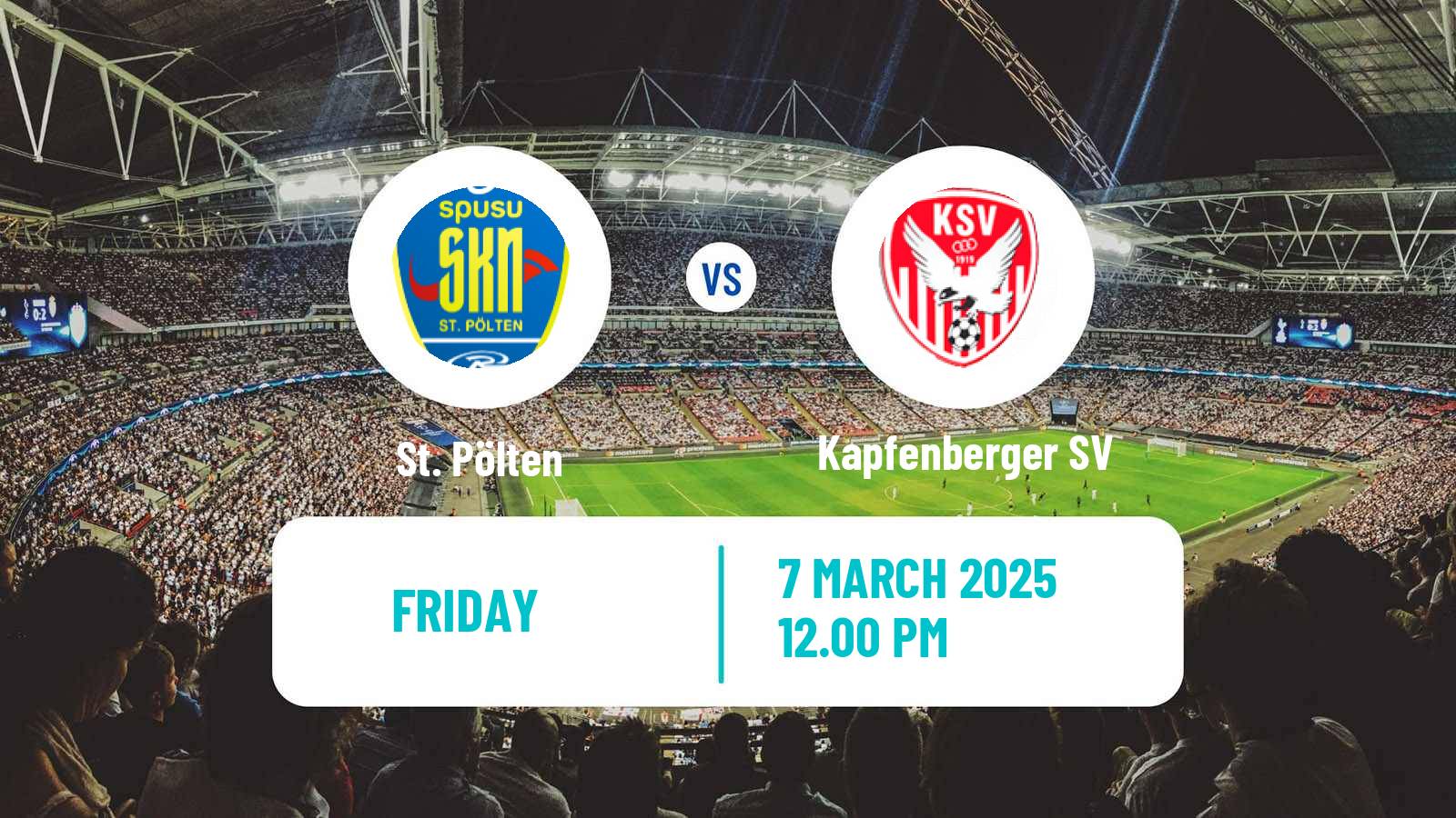 Soccer Austrian 2 Liga St. Pölten - Kapfenberger SV