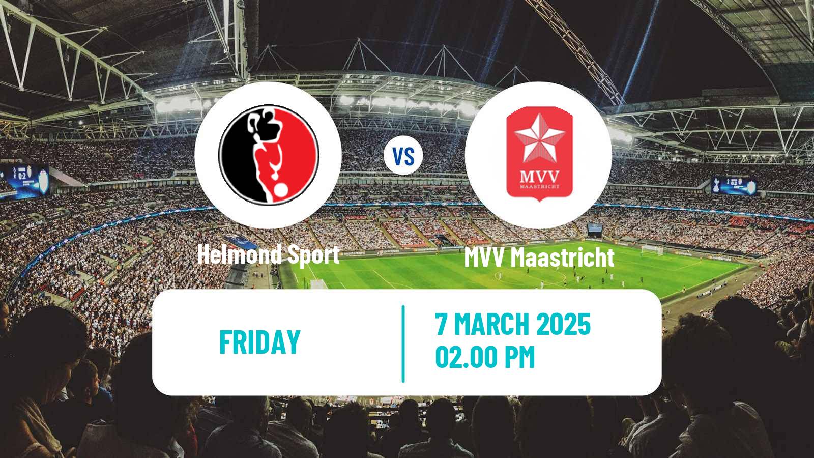Soccer Dutch Eerste Divisie Helmond Sport - MVV Maastricht