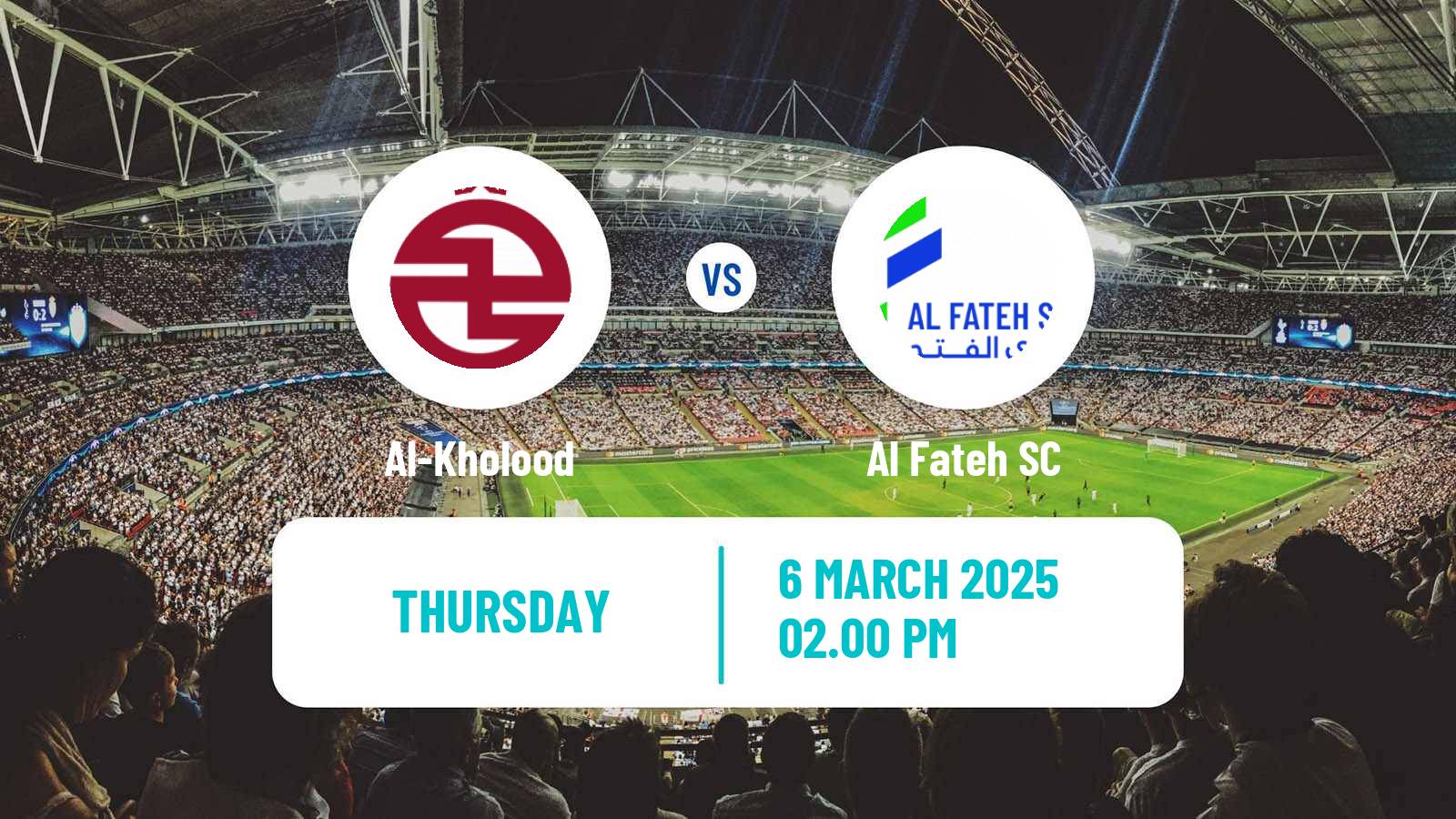 Soccer Saudi Professional League Al-Kholood - Al Fateh