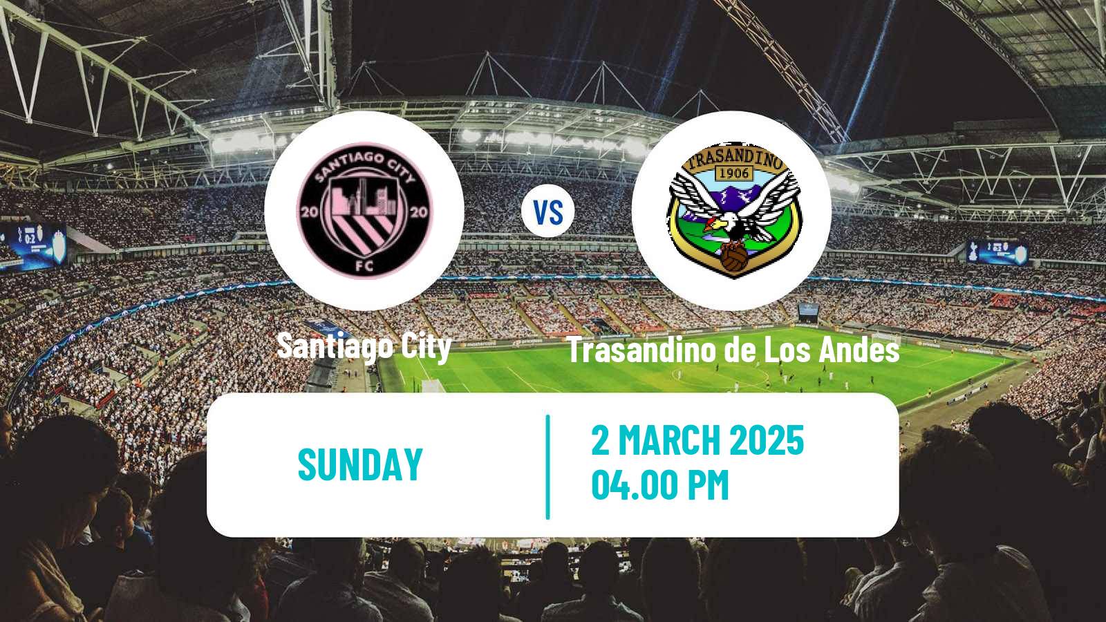 Soccer Chilean Segunda Division Santiago City - Trasandino de Los Andes