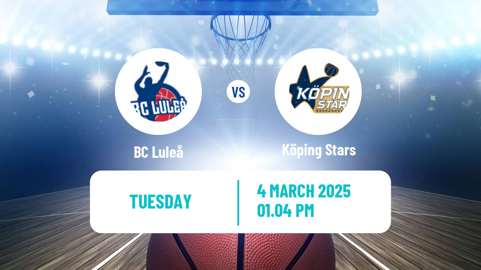 Basketball Swedish Basketligan Luleå - Köping Stars