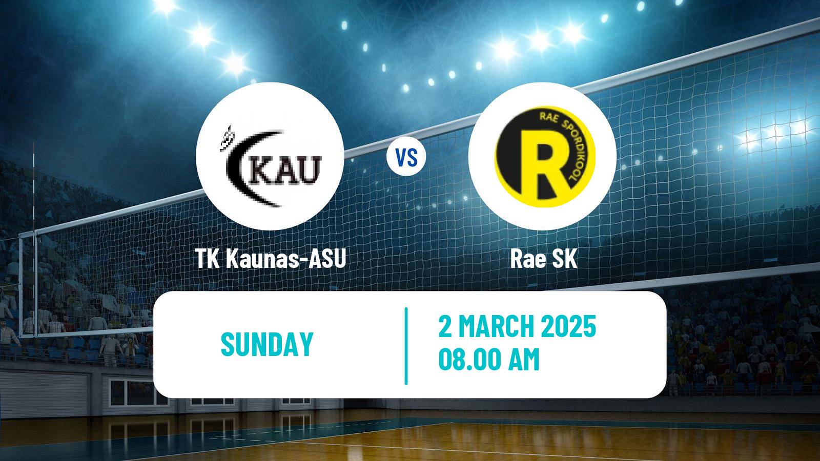 Volleyball Baltic League Volleyball Women TK Kaunas-ASU - Rae