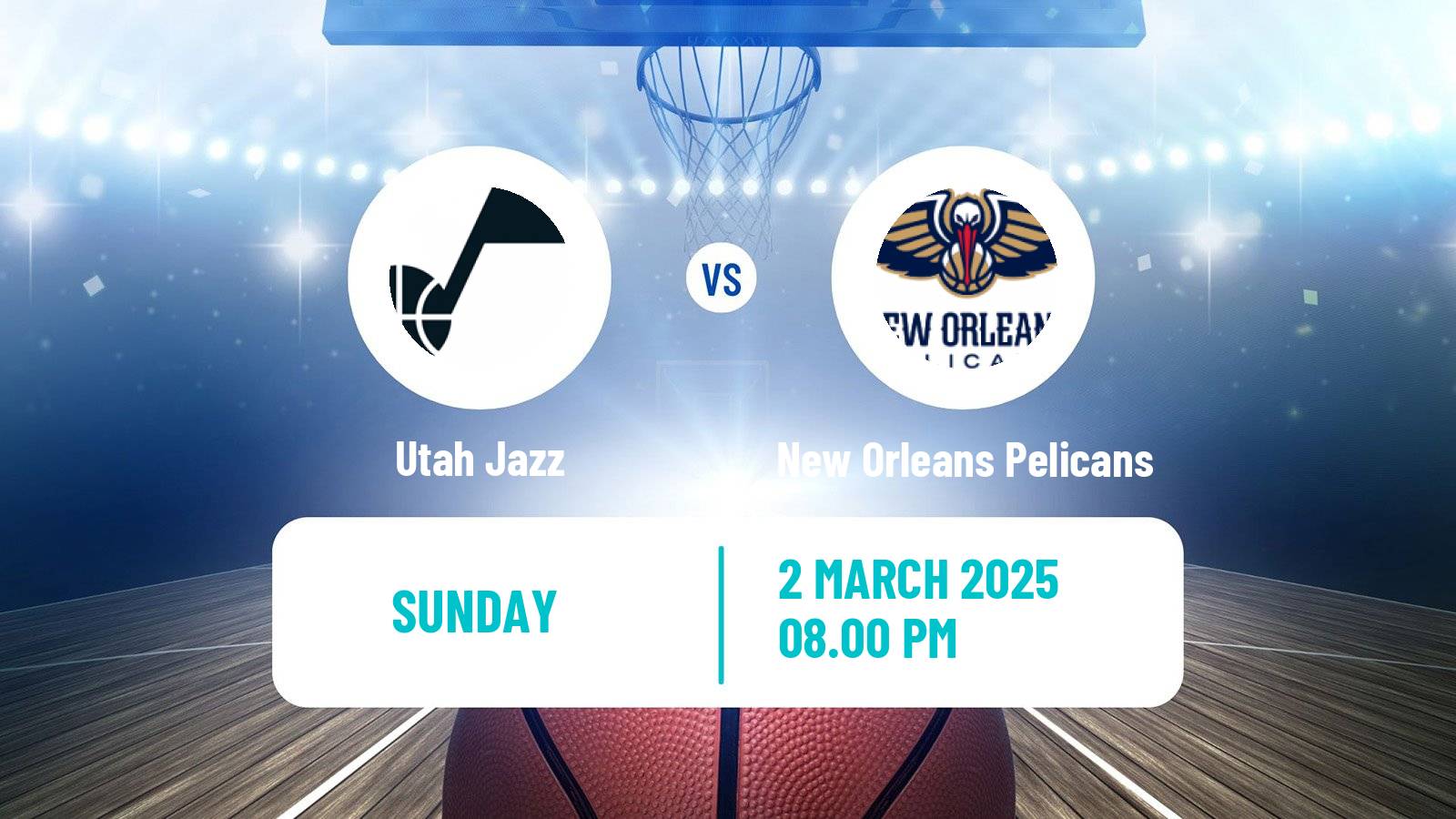 Basketball NBA Utah Jazz - New Orleans Pelicans