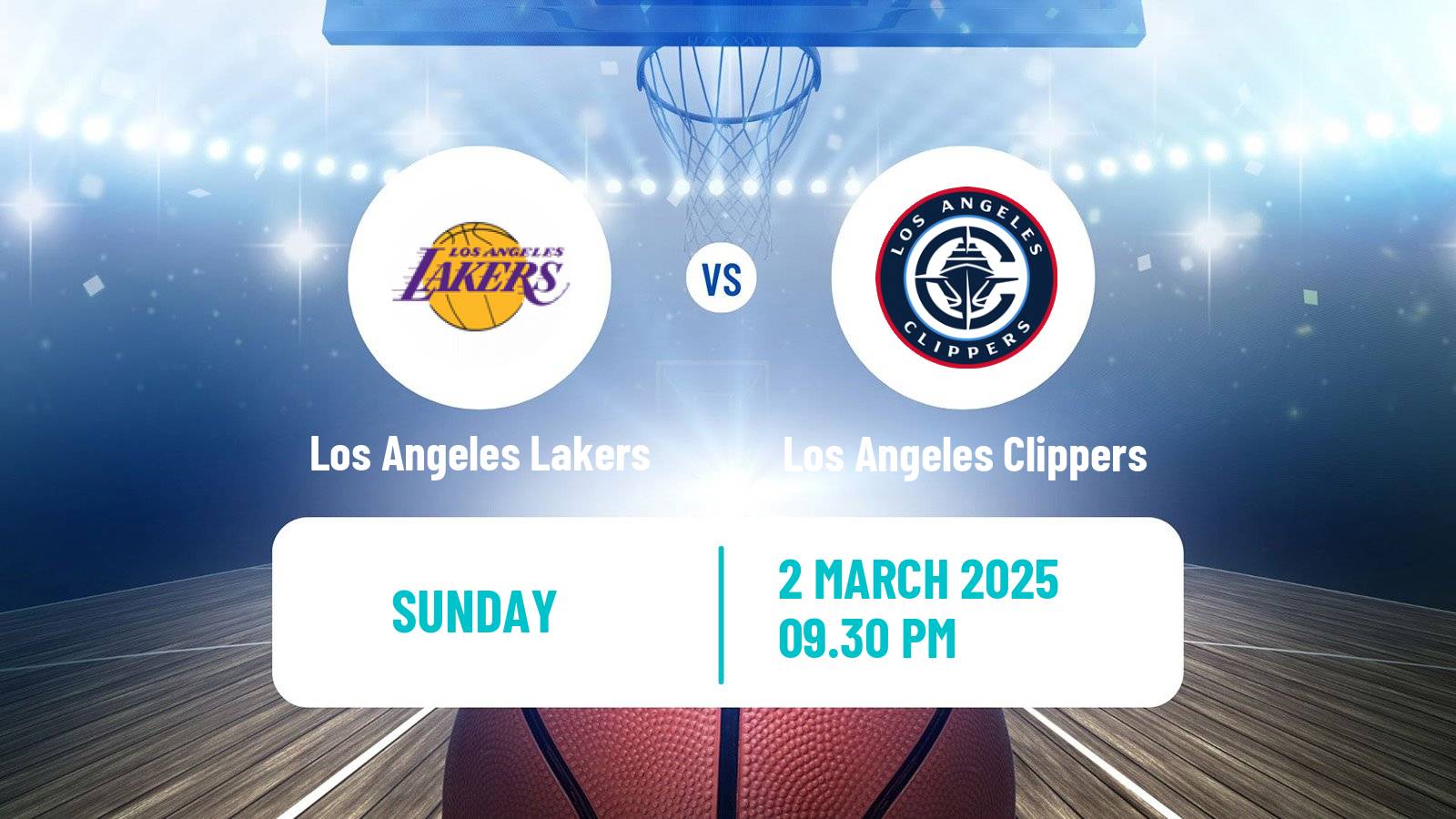 Basketball NBA Los Angeles Lakers - Los Angeles Clippers