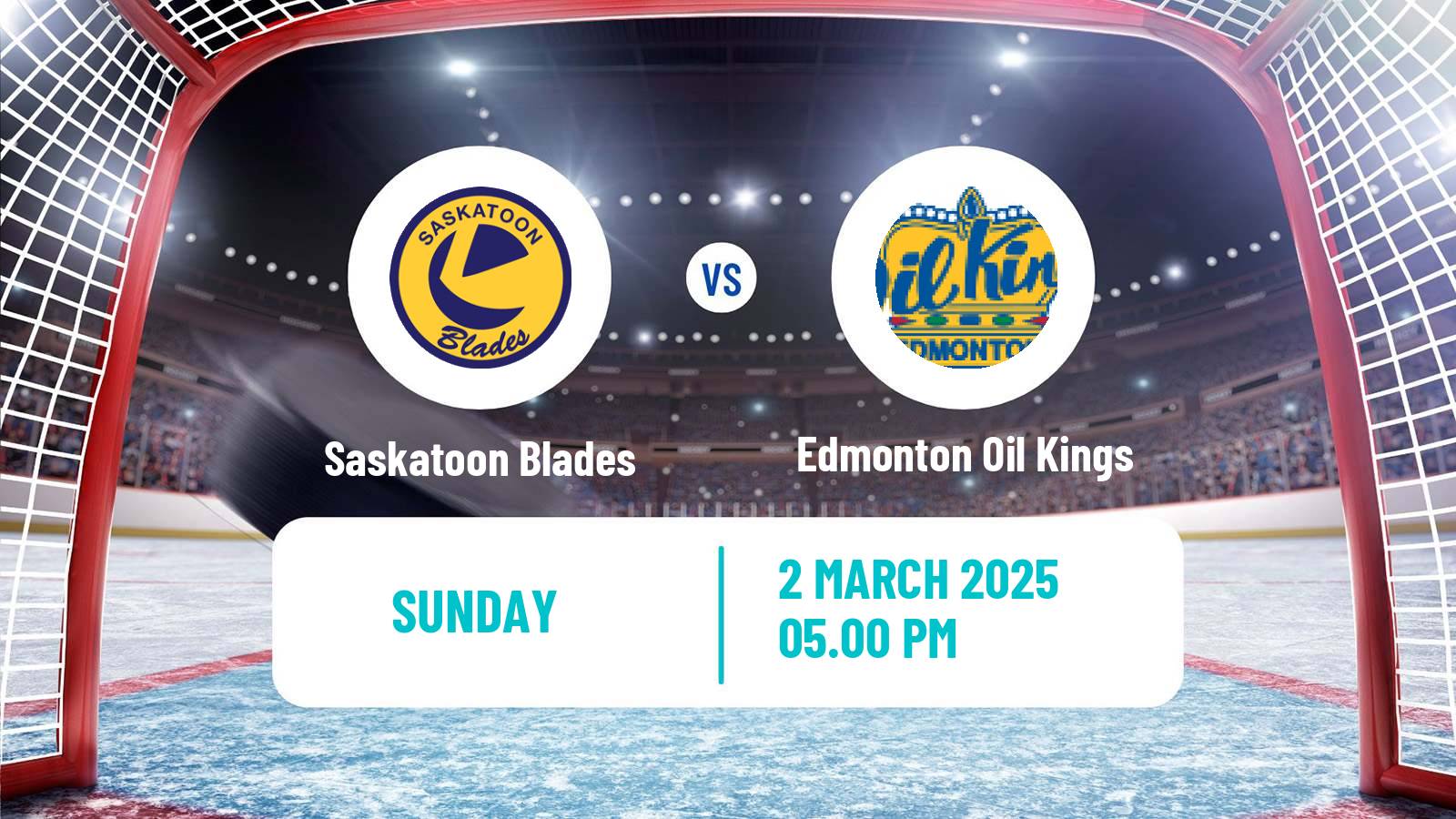 Hockey WHL Saskatoon Blades - Edmonton Oil Kings