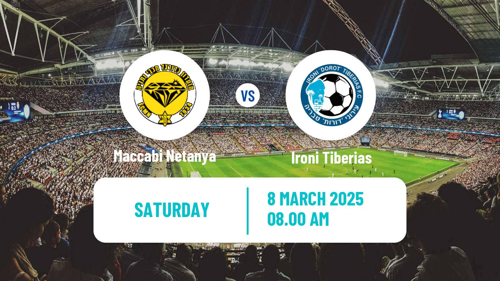 Soccer Israeli Ligat haAl Maccabi Netanya - Ironi Tiberias