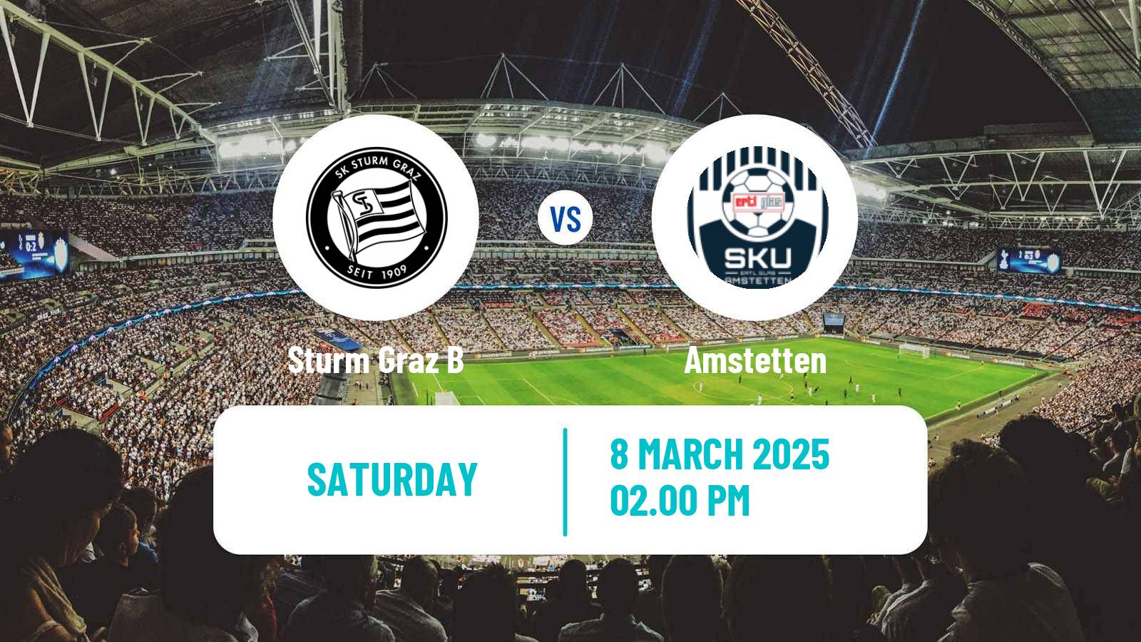 Soccer Austrian 2 Liga Sturm Graz B - Amstetten