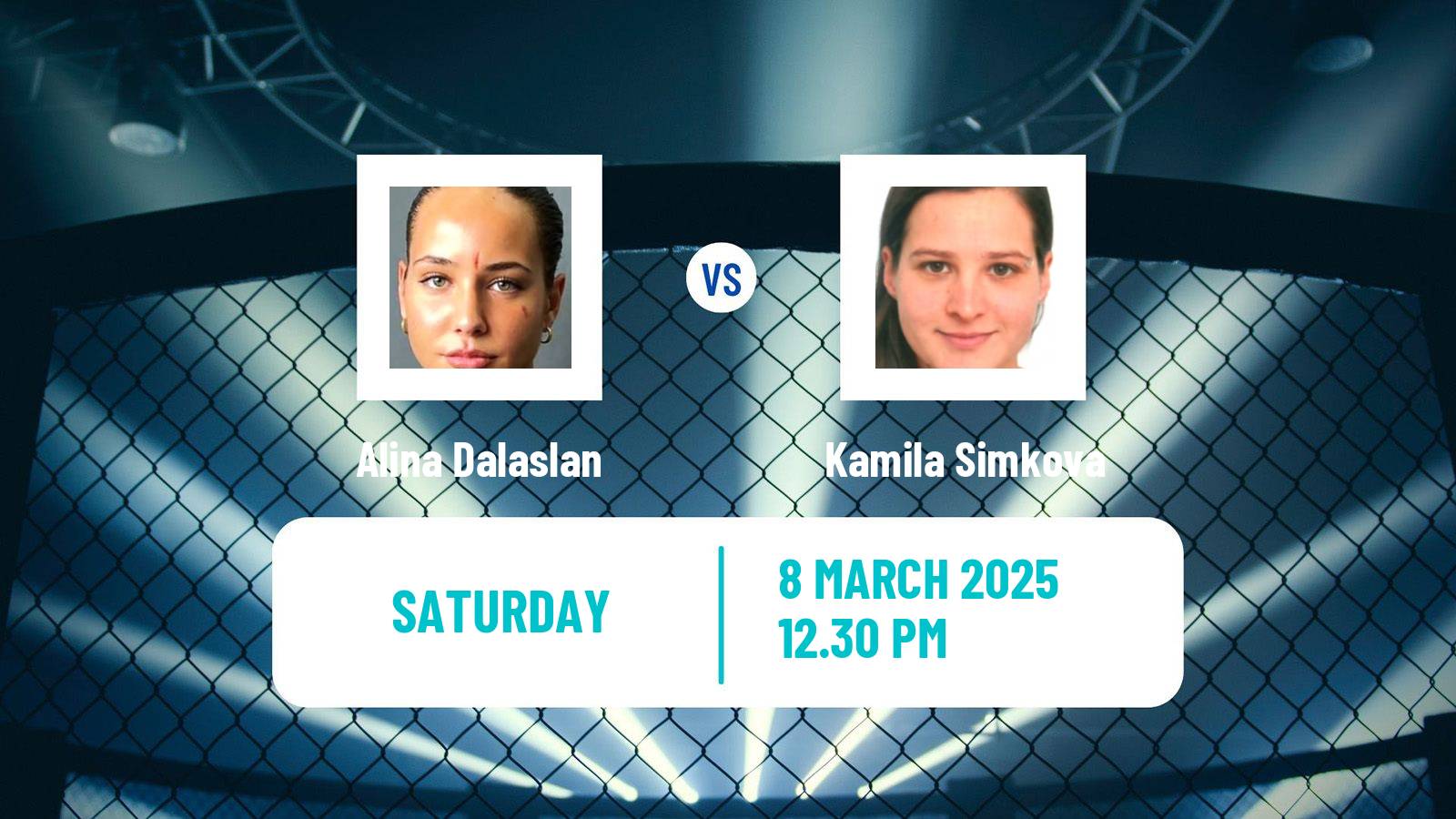 MMA Bantamweight Oktagon Women Alina Dalaslan - Kamila Simkova