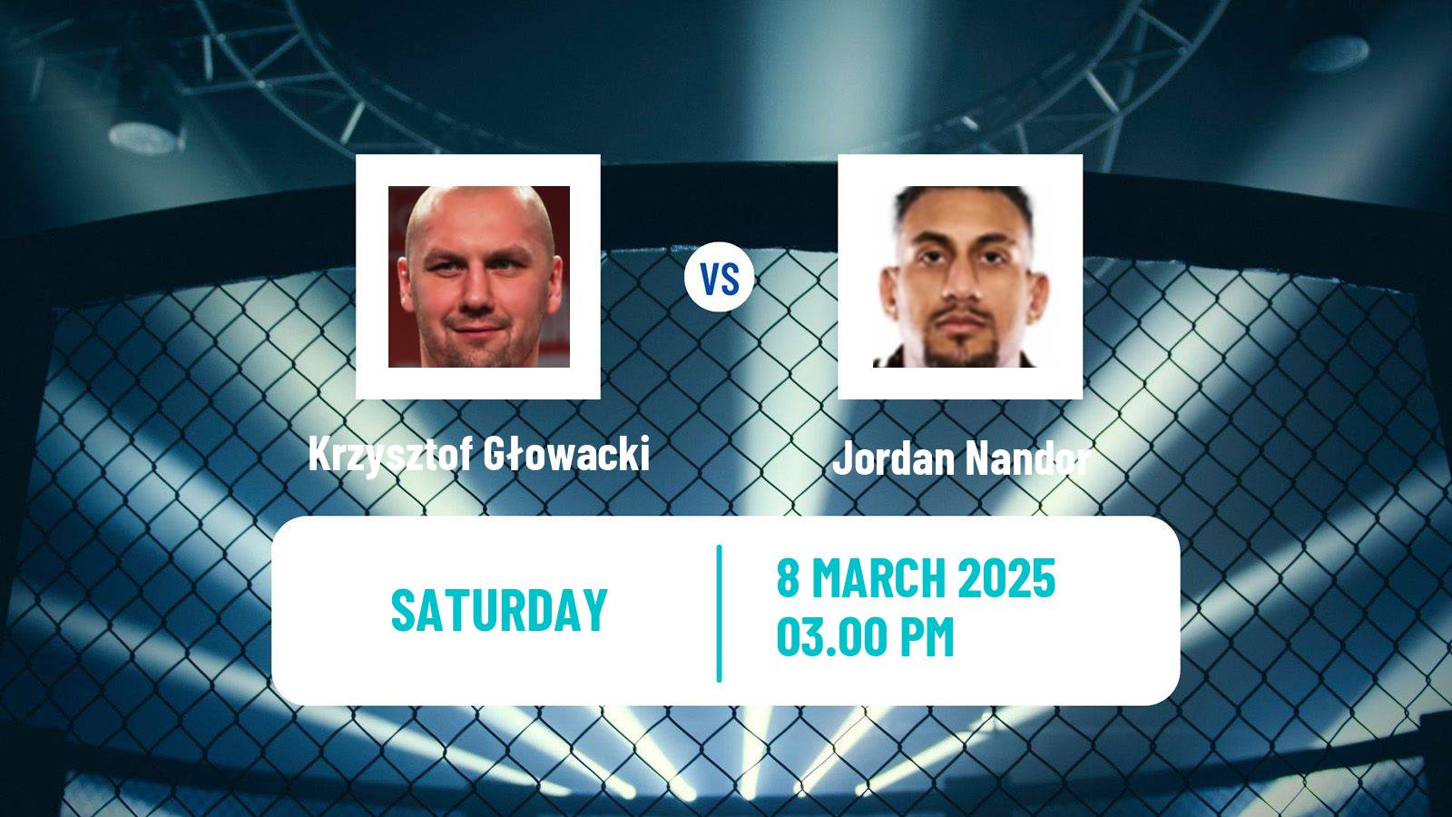 MMA Light Heavyweight Ksw Men Krzysztof Głowacki - Jordan Nandor