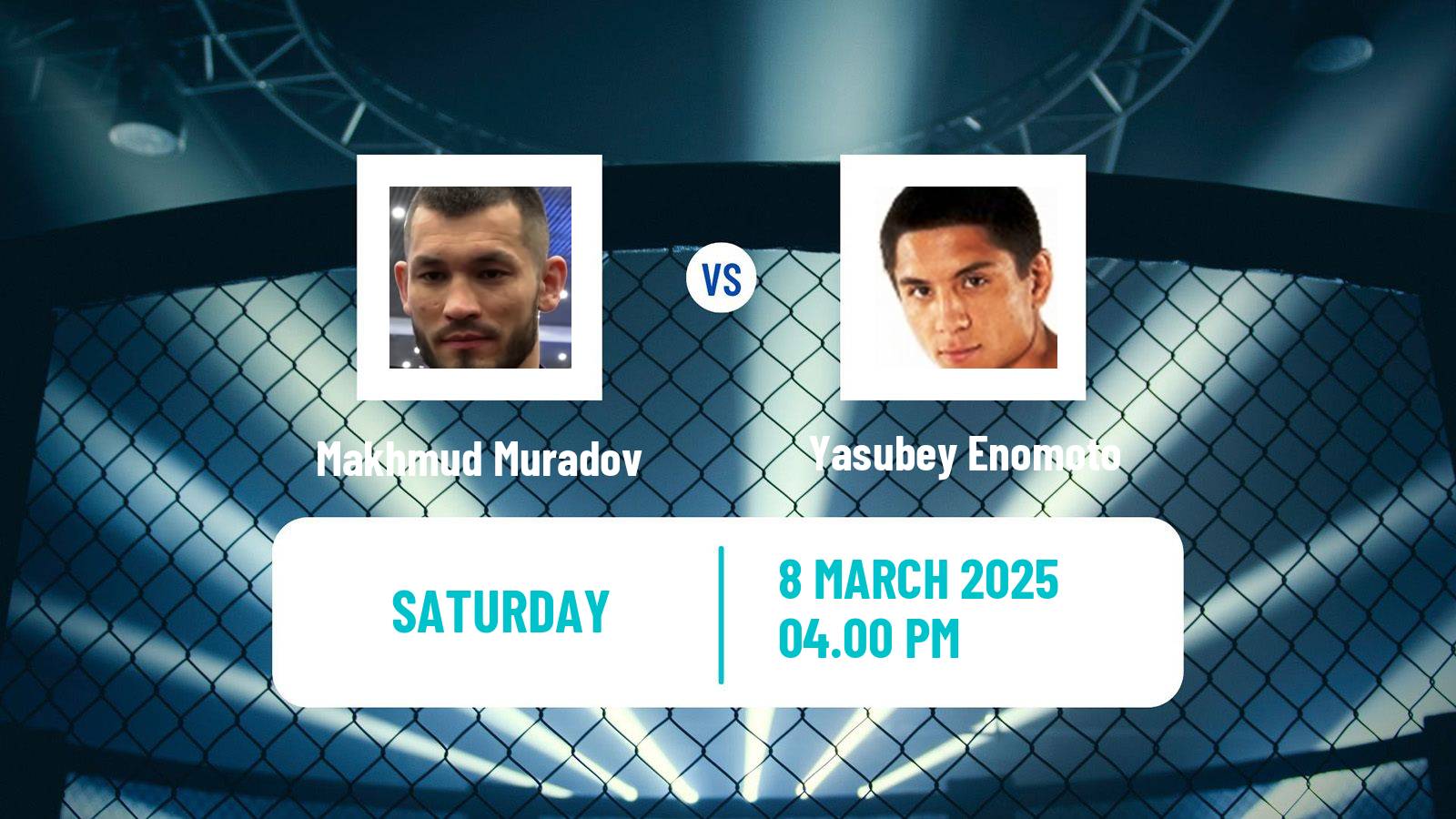 MMA Middleweight Oktagon Men Makhmud Muradov - Yasubey Enomoto