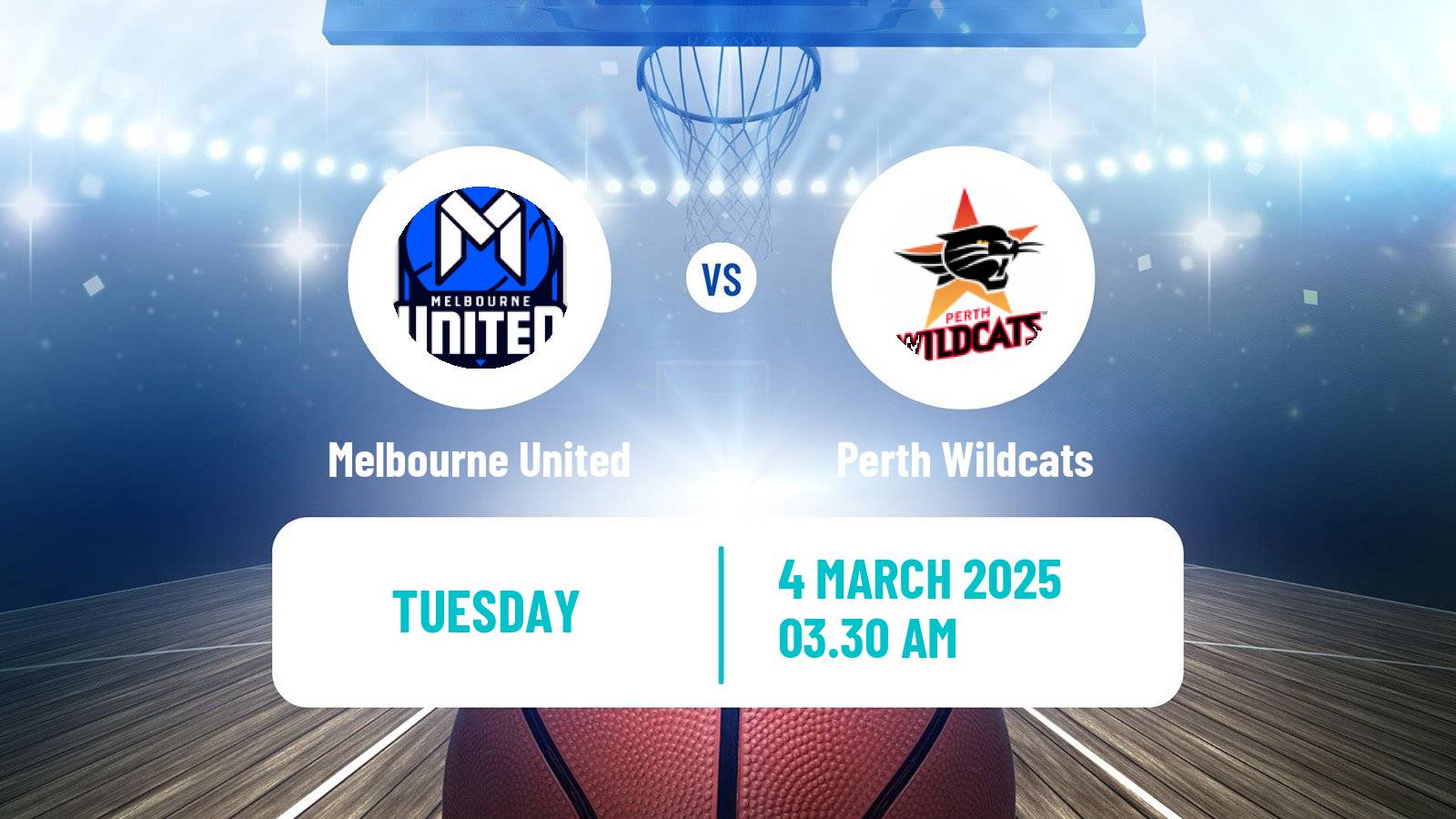 Basketball Australian NBL Melbourne United - Perth Wildcats