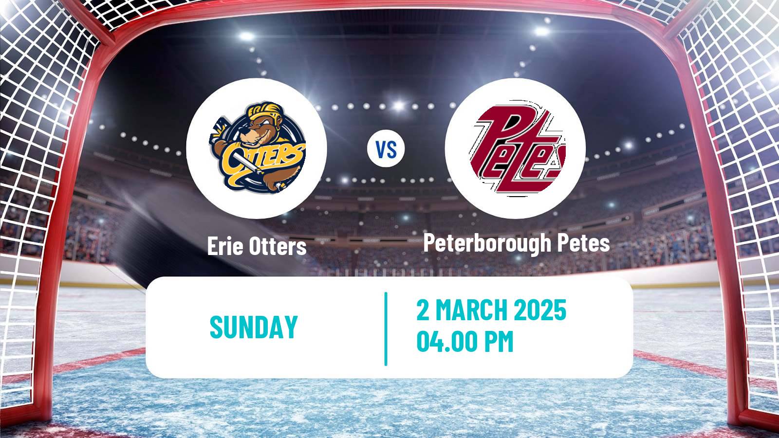 Hockey OHL Erie Otters - Peterborough Petes