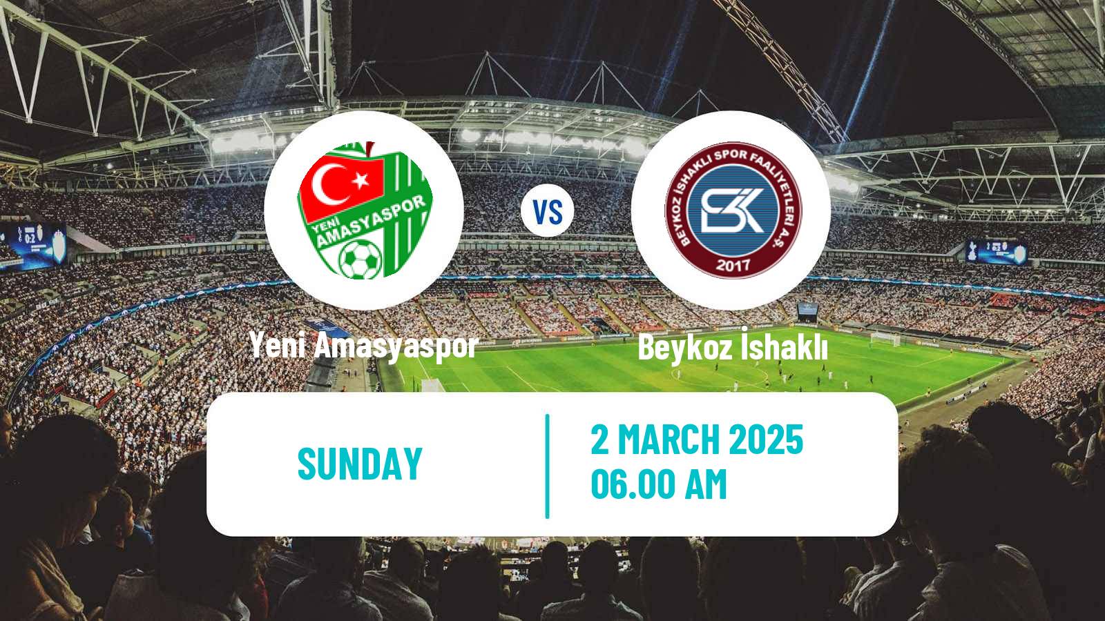 Soccer Turkish 3 Lig Group 2 Yeni Amasyaspor - Beykoz İshaklı