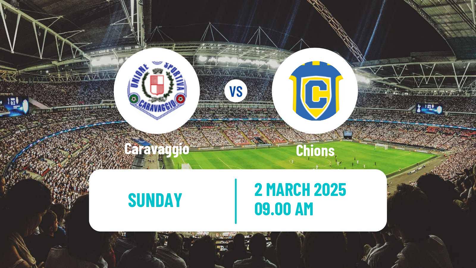 Soccer Italian Serie D - Group C Caravaggio - Chions