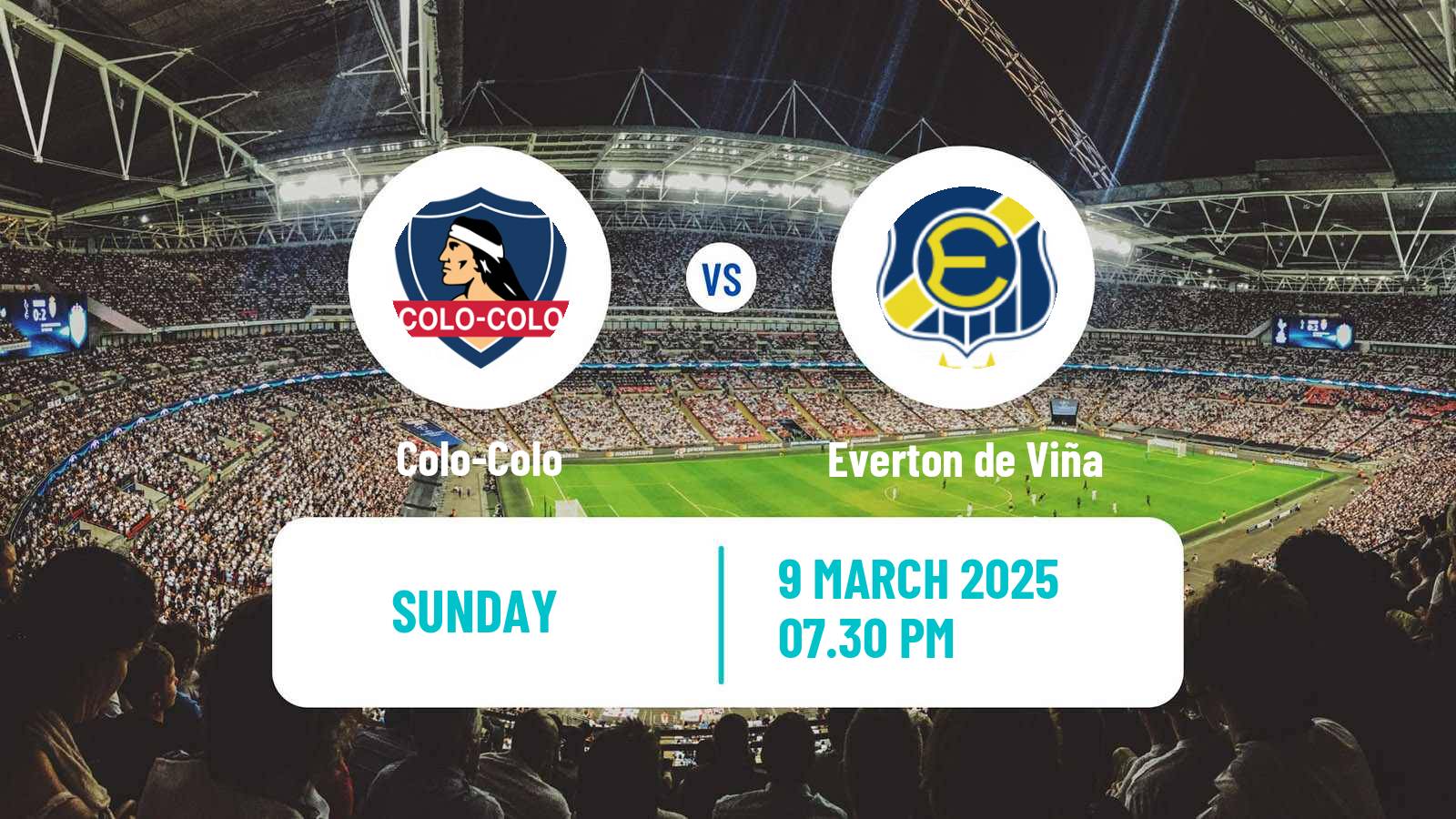 Soccer Chilean Primera Division Colo-Colo - Everton de Viña